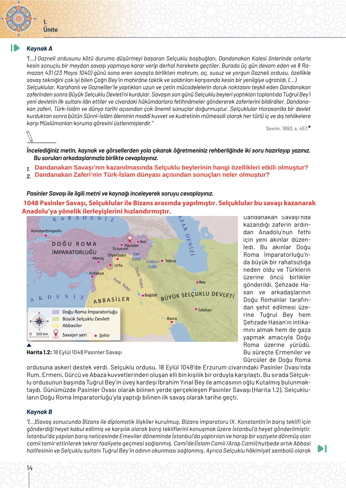 10. Sınıf Meb Yayınları Tarih Ders Kitabı Sayfa 14 Cevapları 10. Sınıf Meb Yayınları Tarih Ders Kitabı Sayfa 14 Cevapları