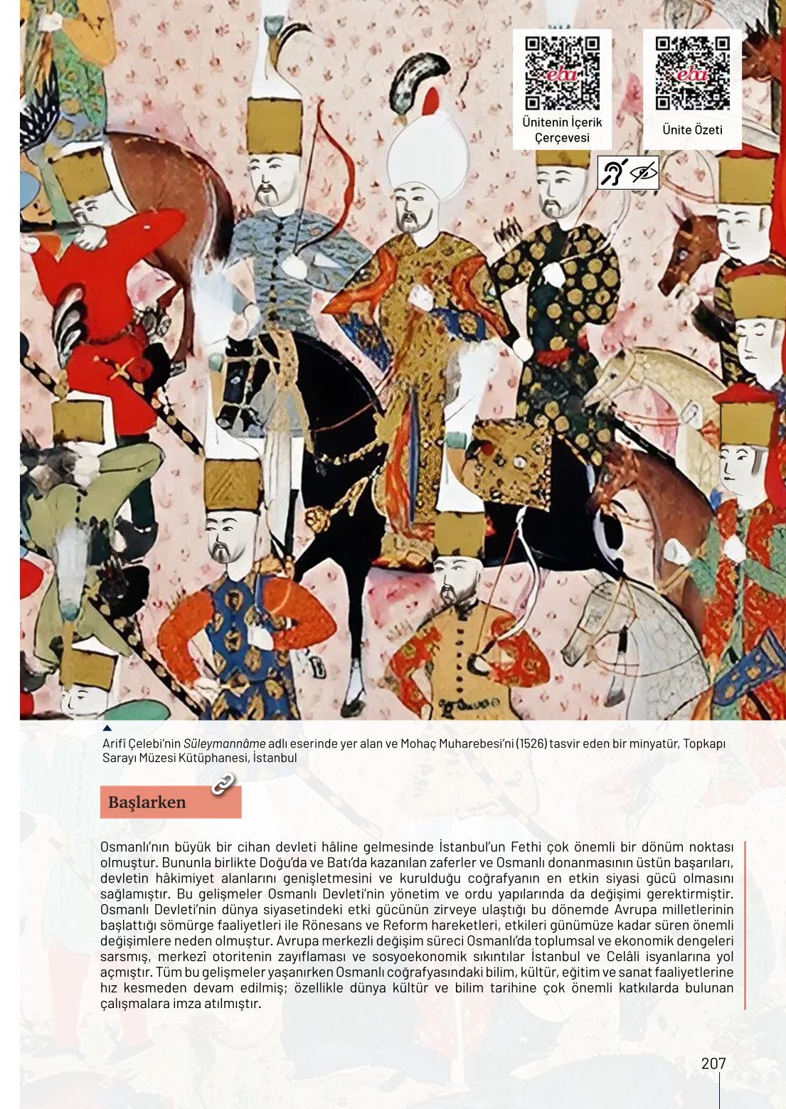 10. Sınıf Meb Yayınları Tarih Ders Kitabı Sayfa 207 Cevapları