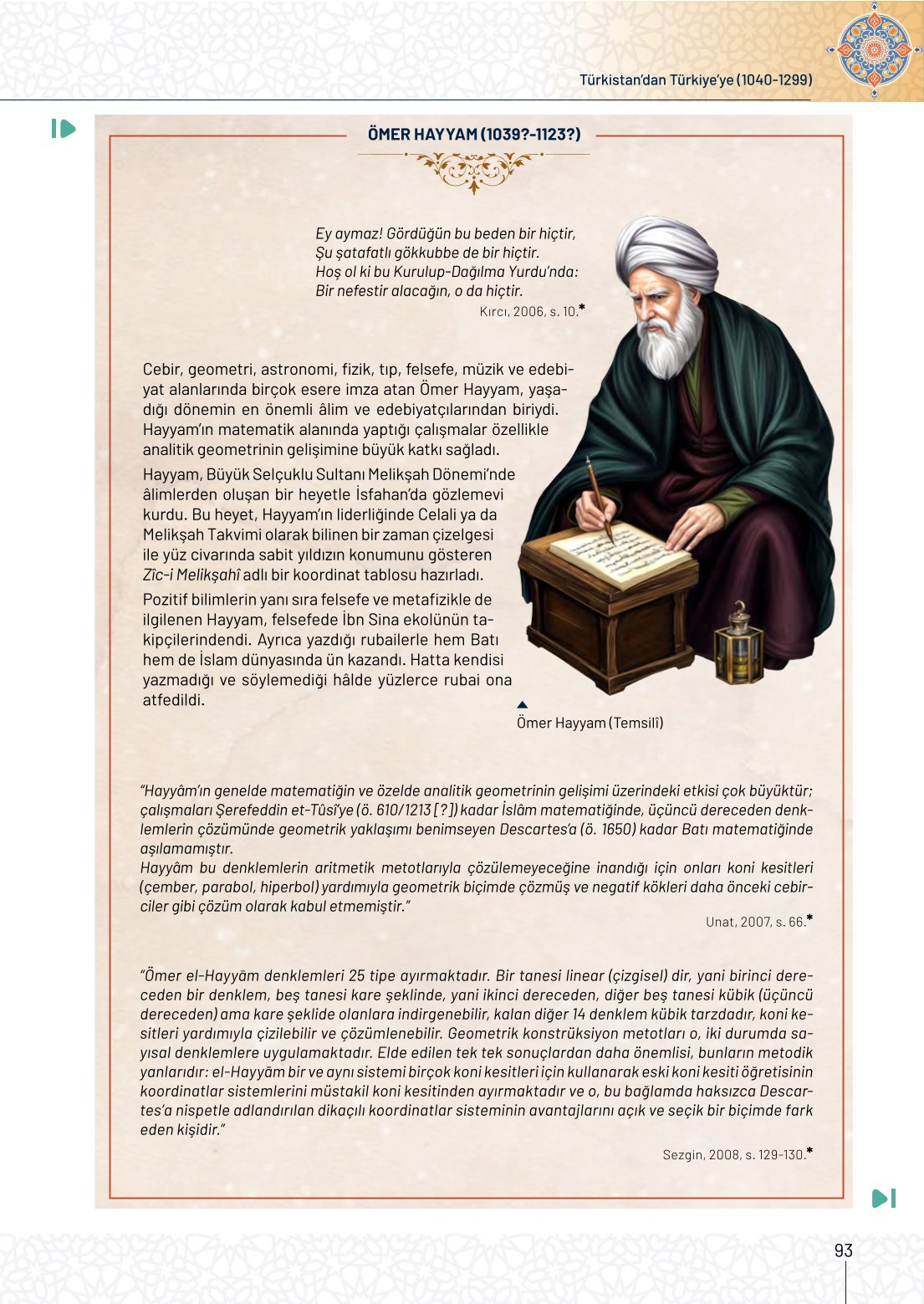 10. Sınıf Meb Yayınları Tarih Ders Kitabı Sayfa 93 Cevapları