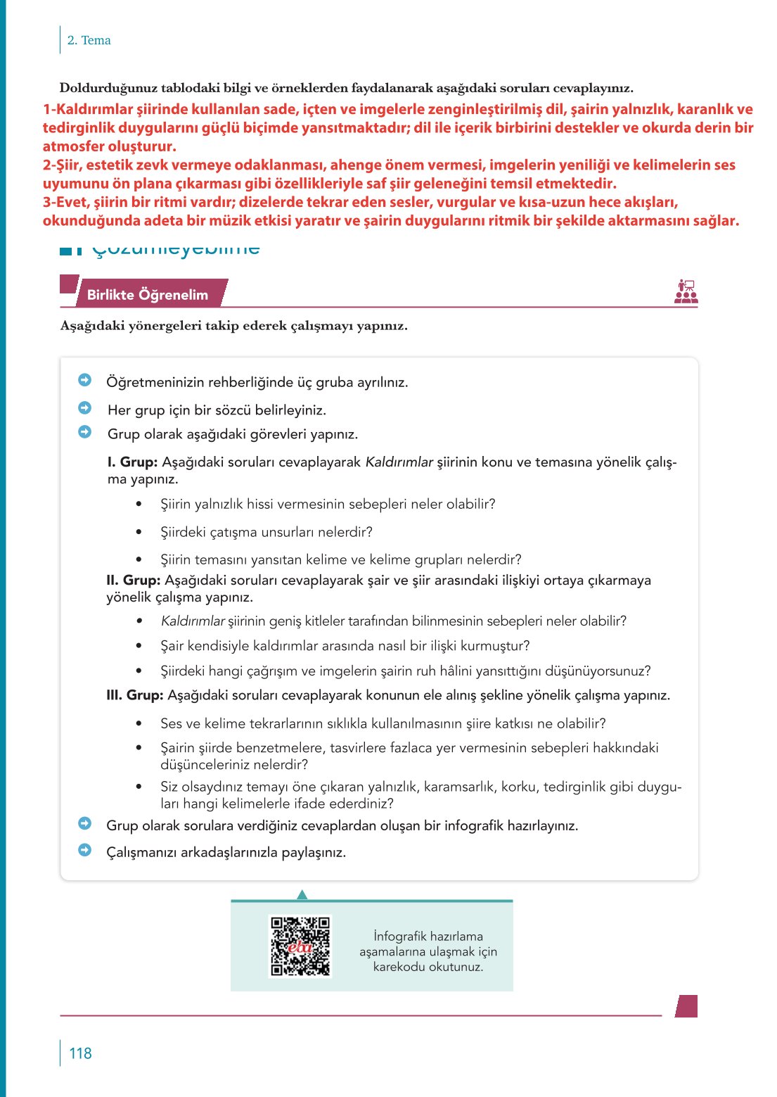 10. Sınıf Meb Yayınları Türk Dili Ve Edebiyatı Ders Kitabı Sayfa 118 Cevapları 10. Sınıf Meb Yayınları Türk Dili Ve Edebiyatı Ders Kitabı Sayfa 118 Cevapları