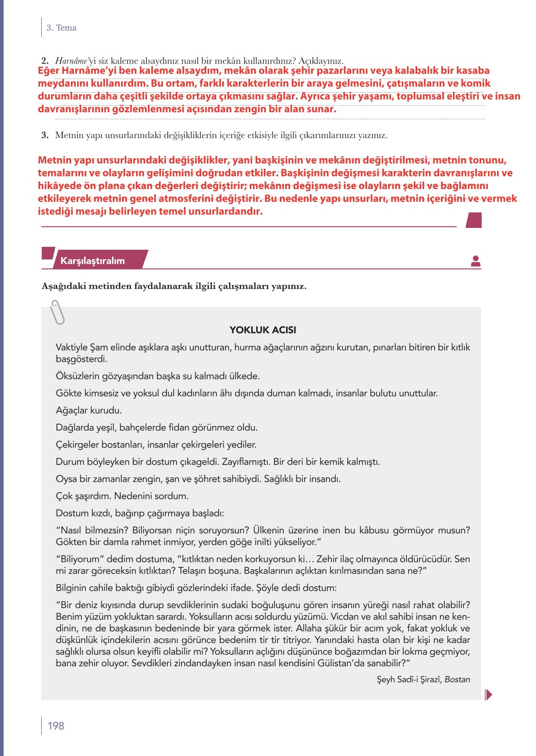 10. Sınıf Meb Yayınları Türk Dili Ve Edebiyatı Ders Kitabı Sayfa 198 Cevapları 10. Sınıf Meb Yayınları Türk Dili Ve Edebiyatı Ders Kitabı Sayfa 198 Cevapları