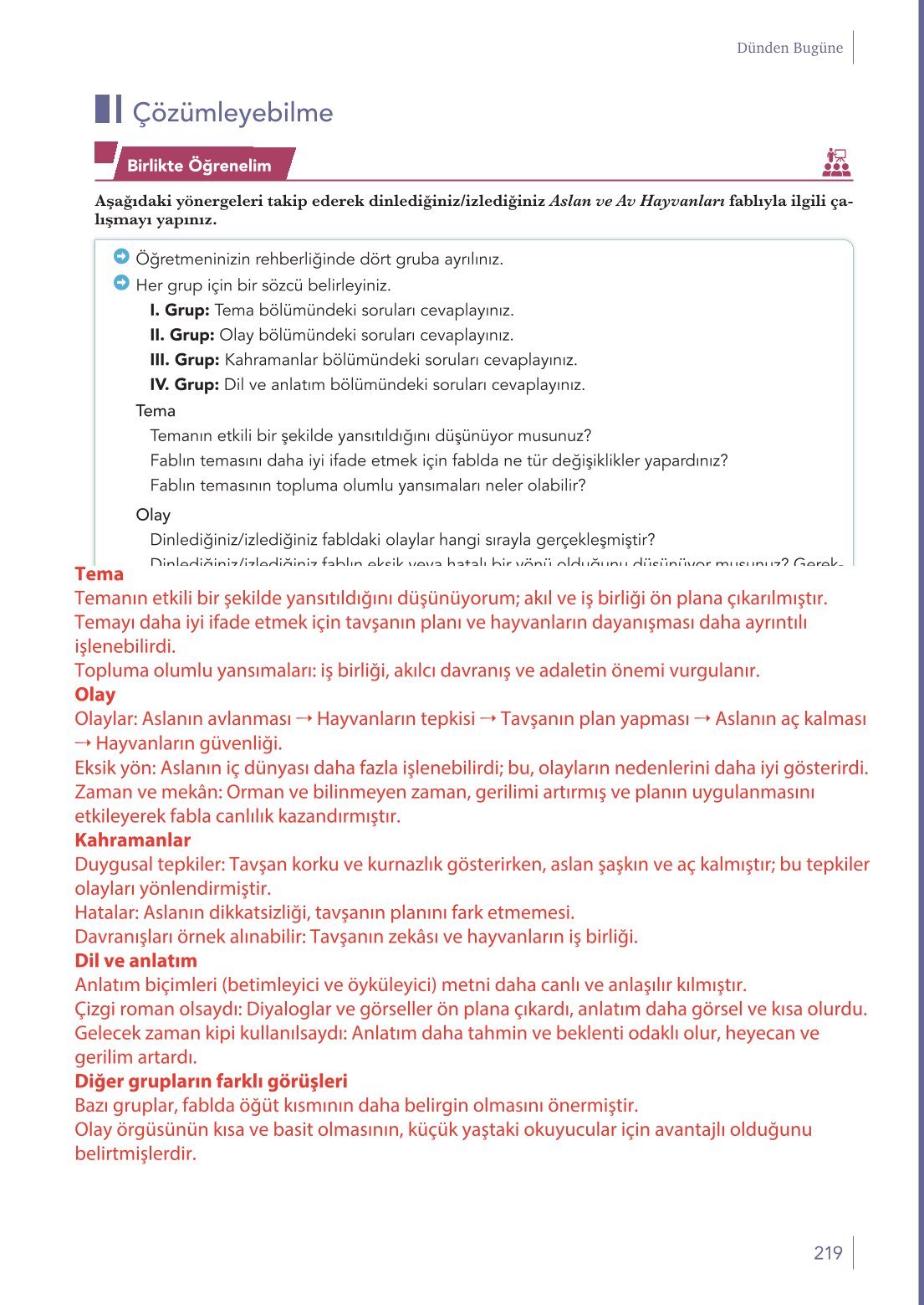 10. Sınıf Meb Yayınları Türk Dili Ve Edebiyatı Ders Kitabı Sayfa 219 Cevapları 10. Sınıf Meb Yayınları Türk Dili Ve Edebiyatı Ders Kitabı Sayfa 219 Cevapları