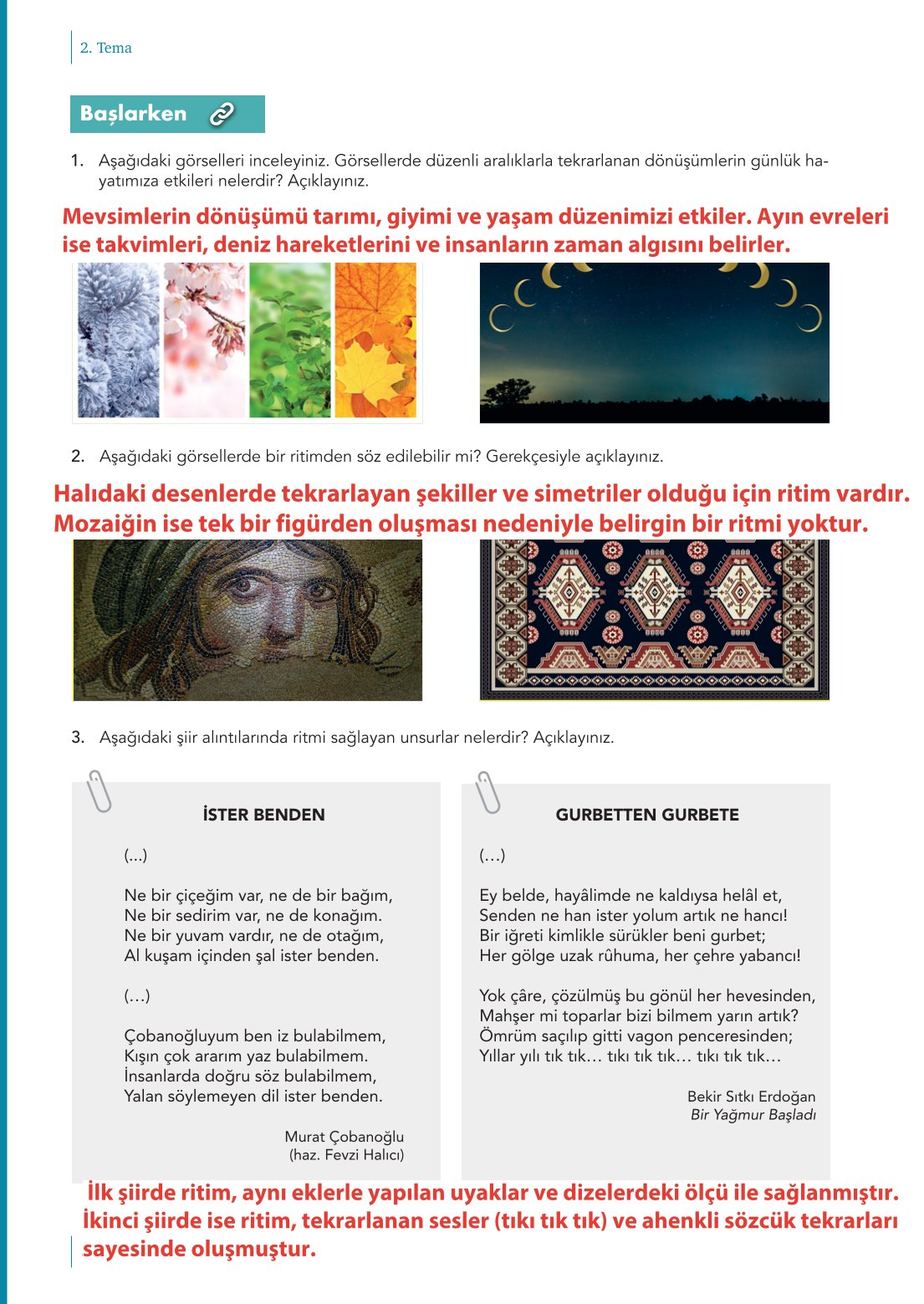 10. Sınıf Meb Yayınları Türk Dili Ve Edebiyatı Ders Kitabı Sayfa 86 Cevapları