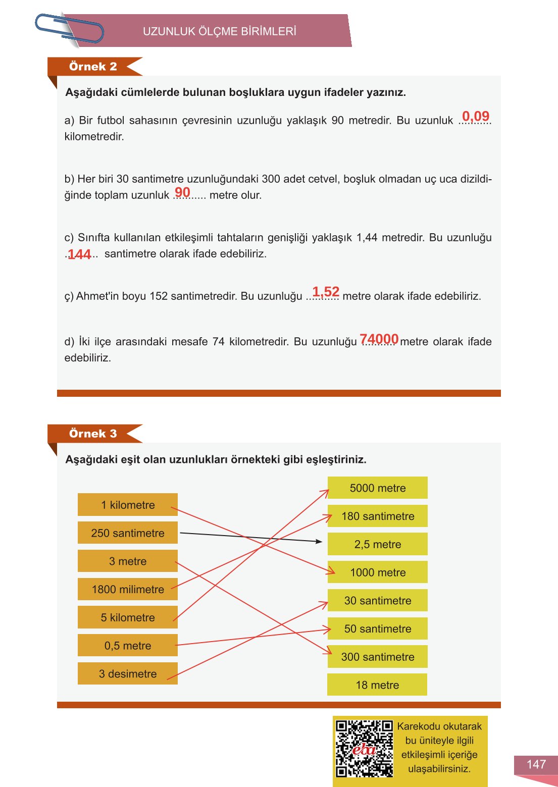 6. Sınıf Meb Yayınları Matematik Ders Kitabı Sayfa 147 Cevapları