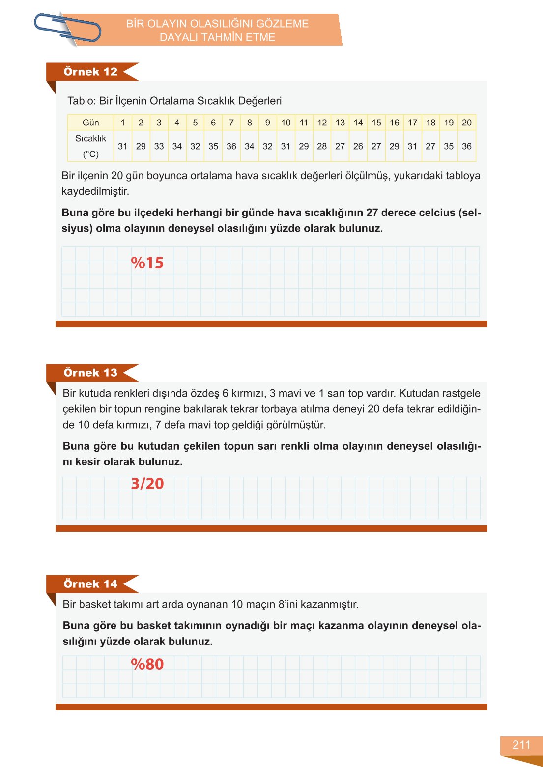 6. Sınıf Meb Yayınları Matematik Ders Kitabı Sayfa 211 Cevapları 6. Sınıf Meb Yayınları Matematik Ders Kitabı Sayfa 211 Cevapları
