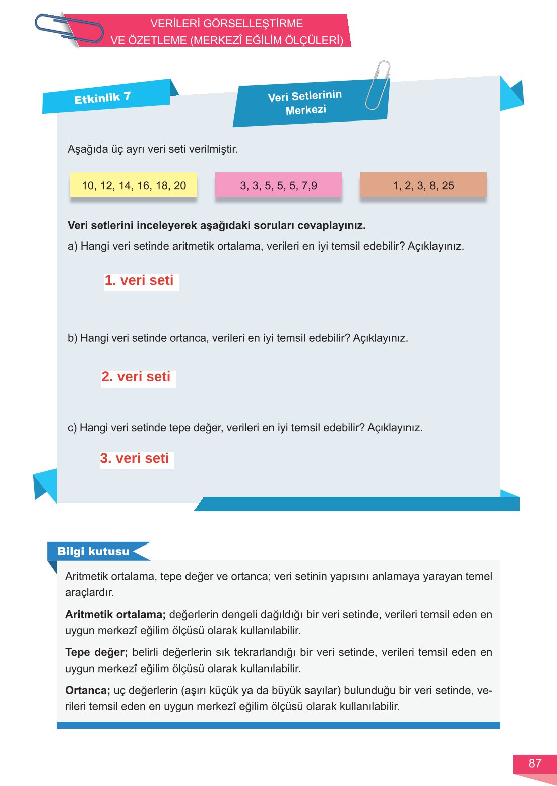 6. Sınıf Meb Yayınları Matematik Ders Kitabı Sayfa 87 Cevapları
