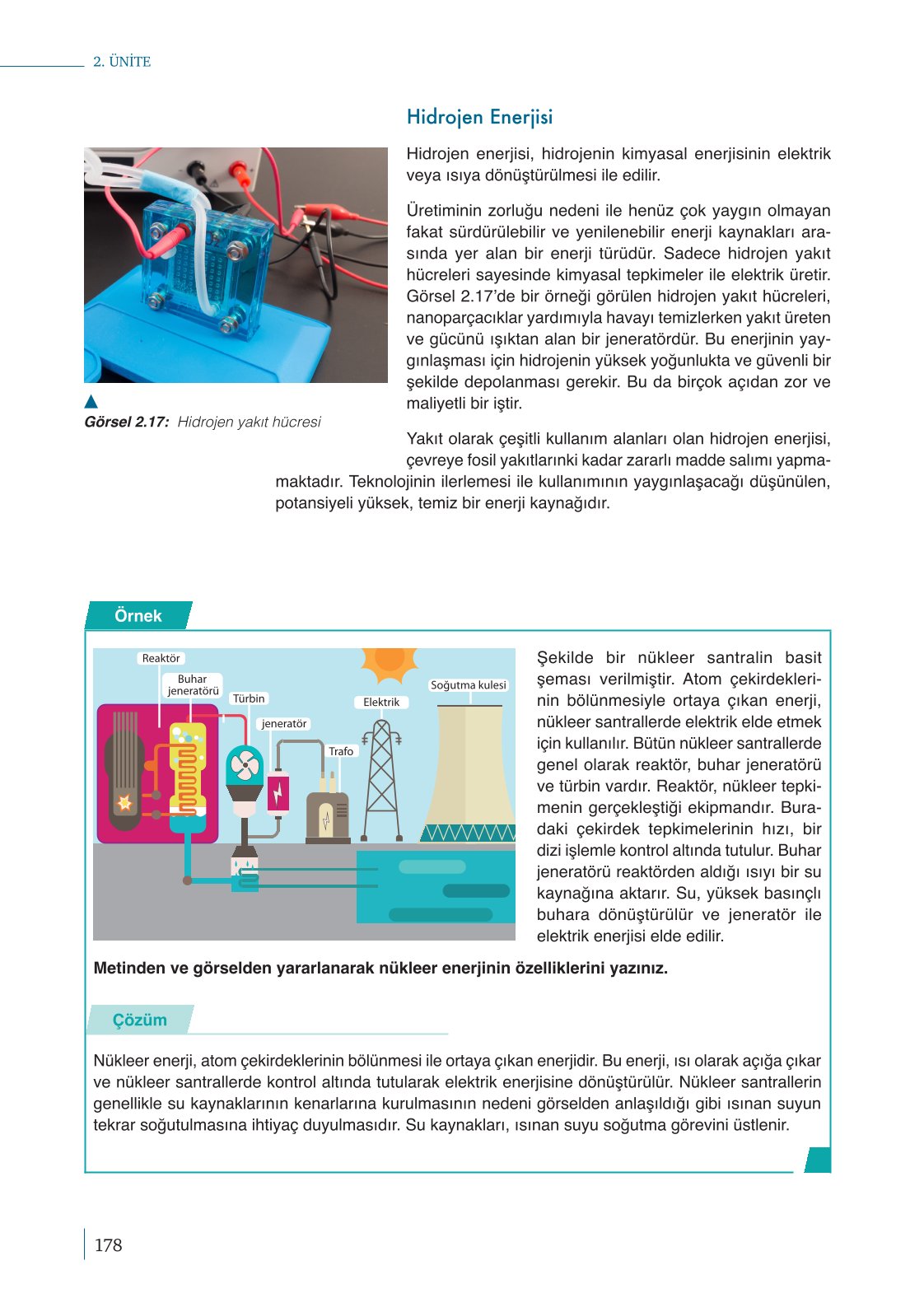10. Sınıf Meb Yayınları Fizik Ders Kitabı Sayfa 178 Cevapları