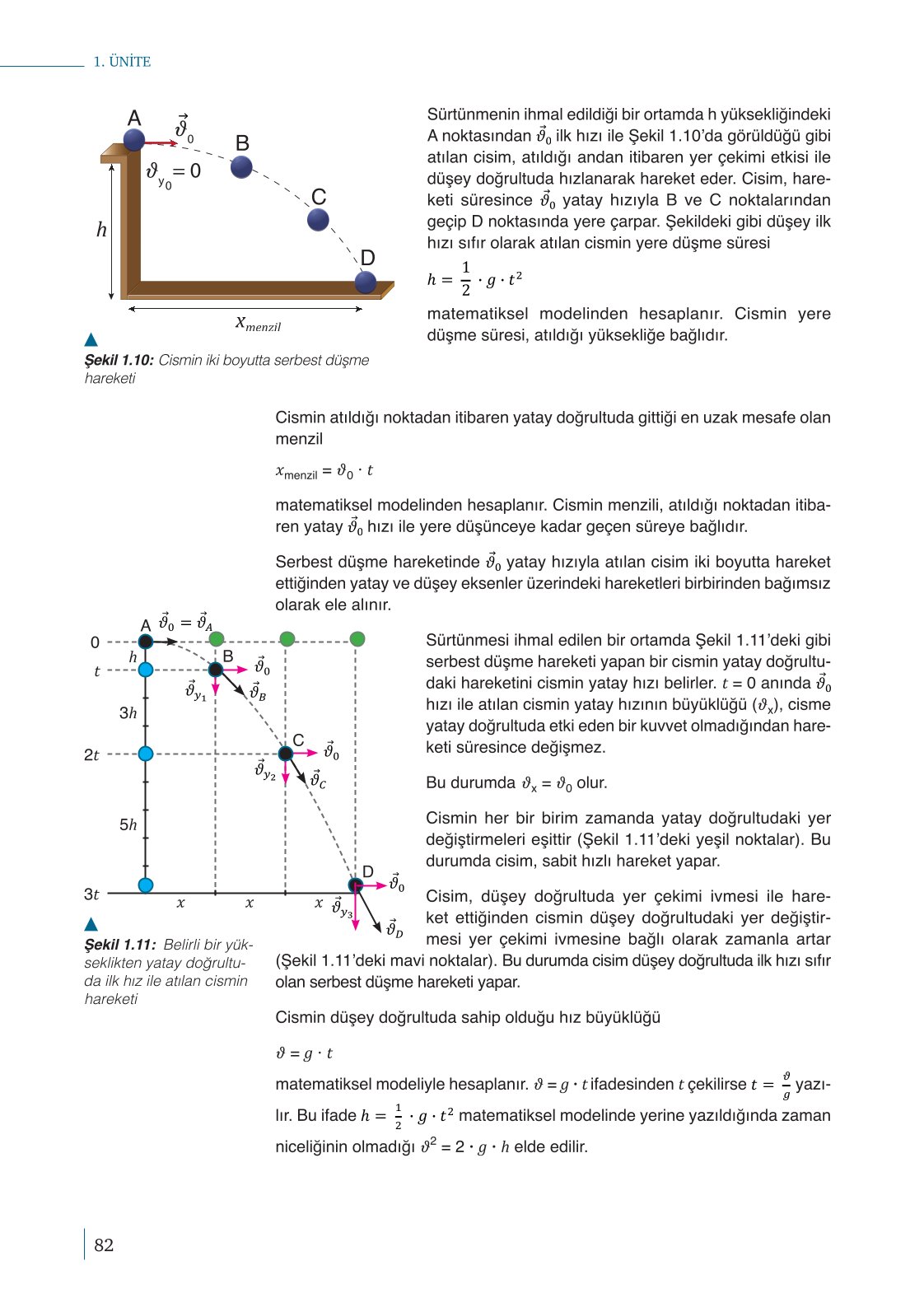 10. Sınıf Meb Yayınları Fizik Ders Kitabı Sayfa 82 Cevapları