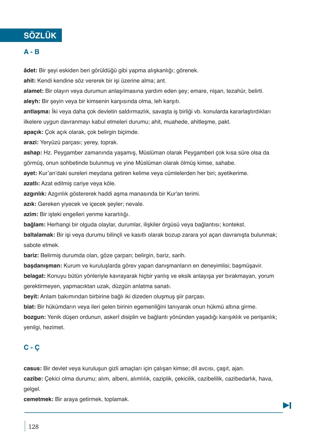 10. Sınıf Meb Yayınları Peygamberimizin Hayatı Ders Kitabı Sayfa 128 Cevapları 10. Sınıf Meb Yayınları Peygamberimizin Hayatı Ders Kitabı Sayfa 128 Cevapları