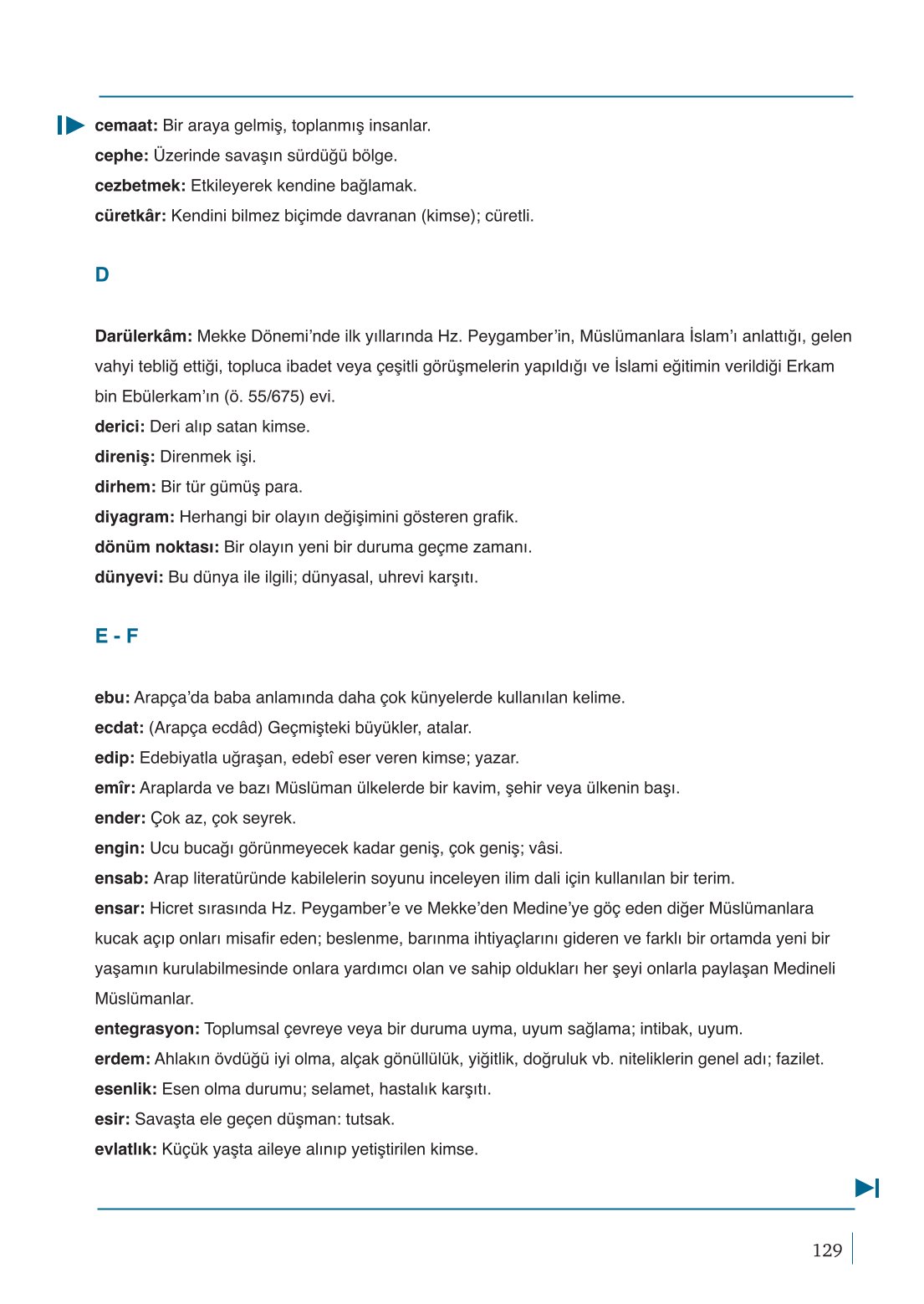 10. Sınıf Meb Yayınları Peygamberimizin Hayatı Ders Kitabı Sayfa 129 Cevapları 10. Sınıf Meb Yayınları Peygamberimizin Hayatı Ders Kitabı Sayfa 129 Cevapları