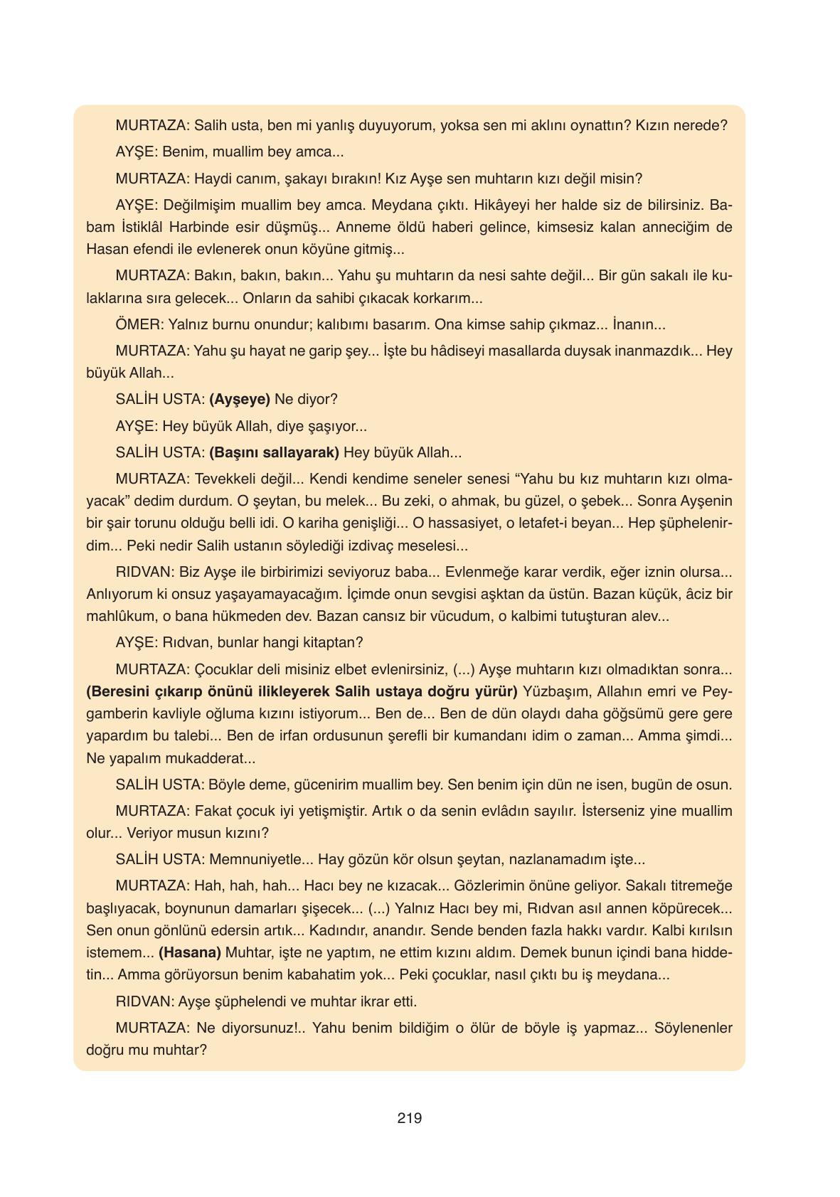 11. Sınıf Ata Yayıncılık Türk Dili Ve Edebiyatı Ders Kitabı Sayfa 219 Cevapları 11. Sınıf Ata Yayıncılık Türk Dili Ve Edebiyatı Ders Kitabı Sayfa 219 Cevapları