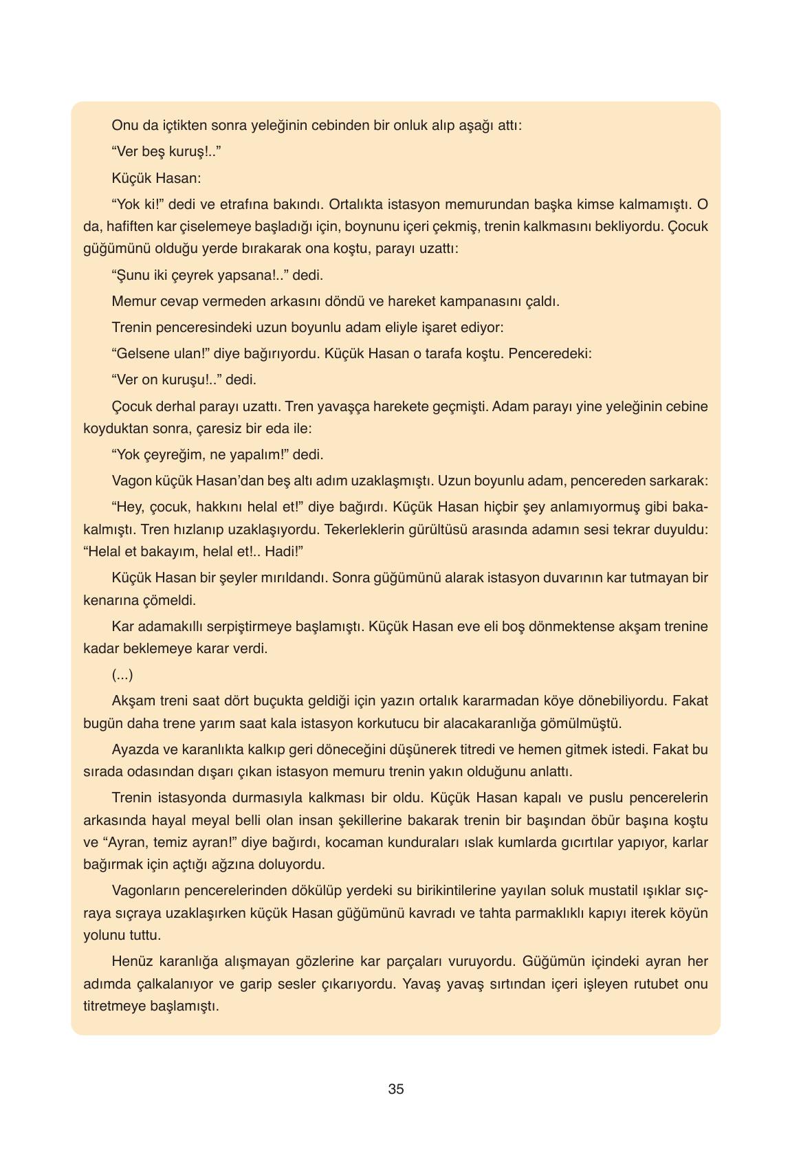 11. Sınıf Ata Yayıncılık Türk Dili Ve Edebiyatı Ders Kitabı Sayfa 35 Cevapları