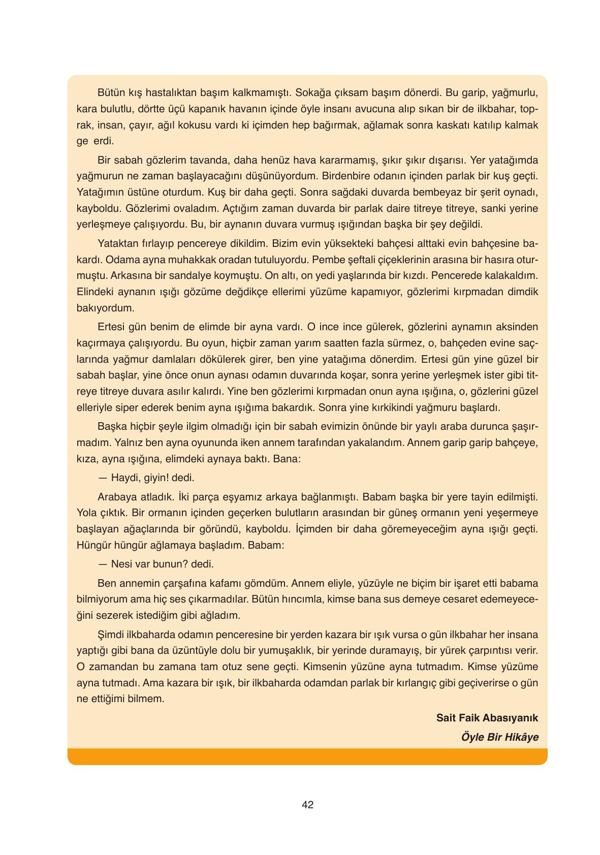 11. Sınıf Ata Yayıncılık Türk Dili Ve Edebiyatı Ders Kitabı Sayfa 42 Cevapları 11. Sınıf Ata Yayıncılık Türk Dili Ve Edebiyatı Ders Kitabı Sayfa 42 Cevapları