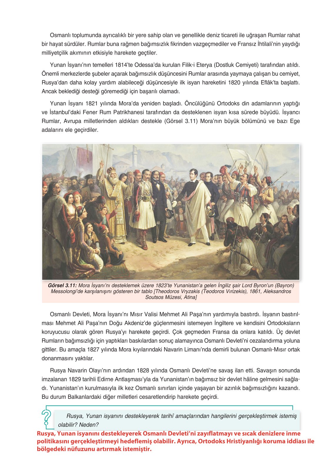 11. Sınıf Ders Destek Yayınları Tarih Ders Kitabı Sayfa 110 Cevapları 11. Sınıf Ders Destek Yayınları Tarih Ders Kitabı Sayfa 110 Cevapları
