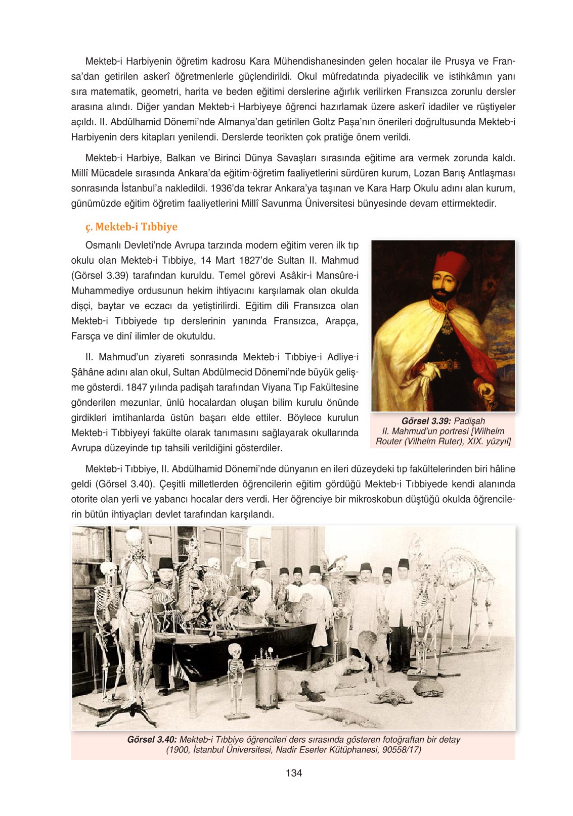 11. Sınıf Ders Destek Yayınları Tarih Ders Kitabı Sayfa 134 Cevapları