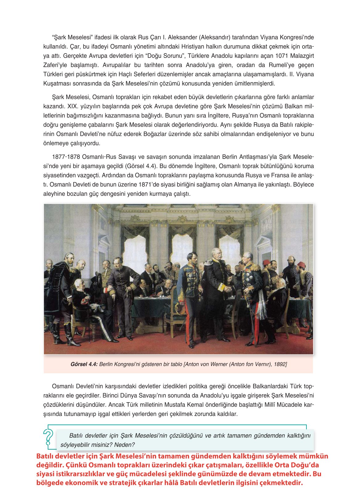 11. Sınıf Ders Destek Yayınları Tarih Ders Kitabı Sayfa 156 Cevapları