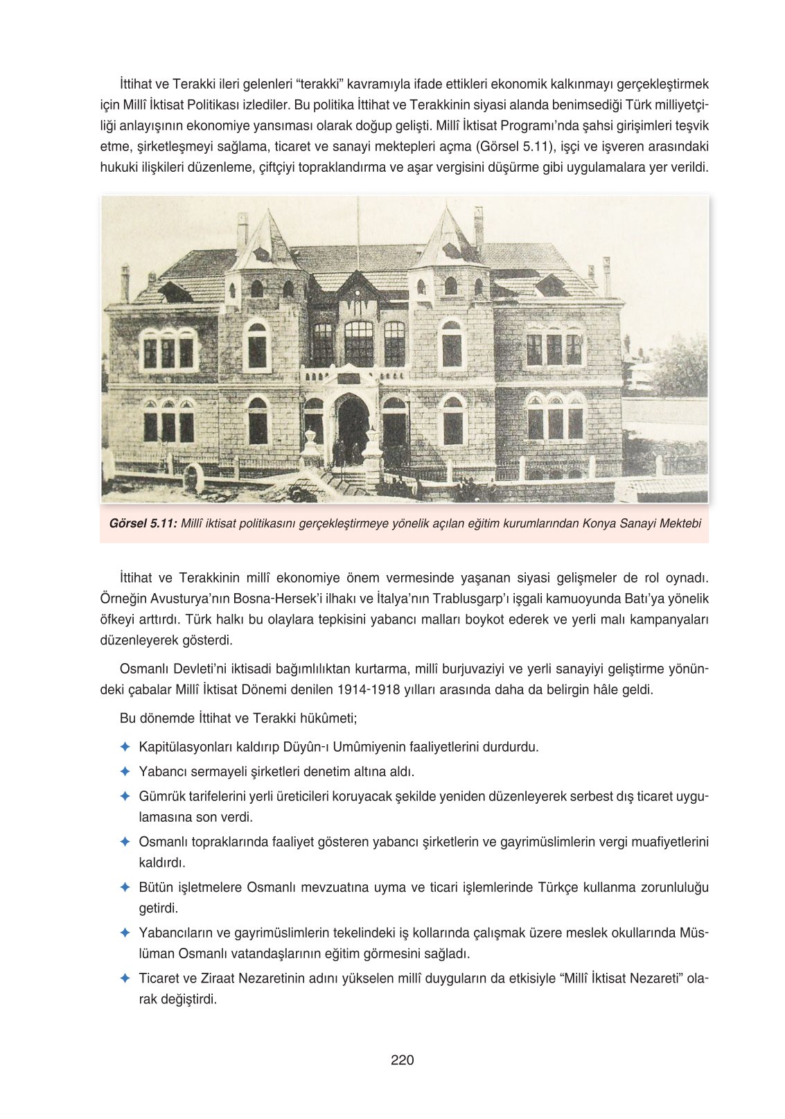 11. Sınıf Ders Destek Yayınları Tarih Ders Kitabı Sayfa 220 Cevapları