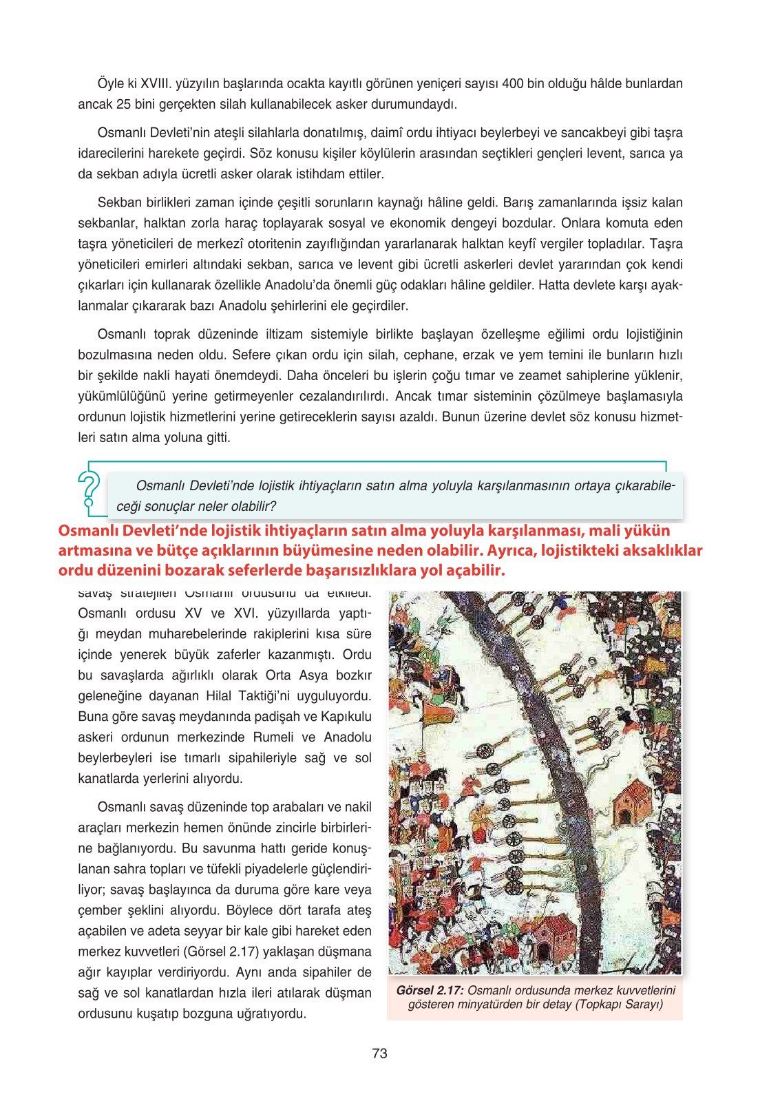 11. Sınıf Ders Destek Yayınları Tarih Ders Kitabı Sayfa 73 Cevapları 11. Sınıf Ders Destek Yayınları Tarih Ders Kitabı Sayfa 73 Cevapları