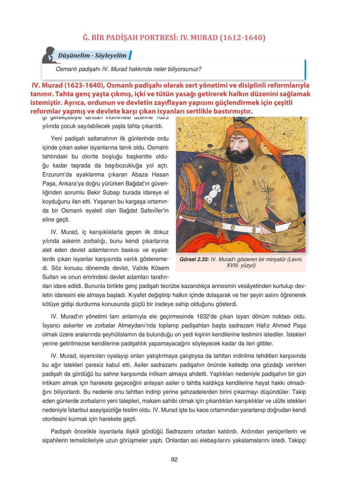 11. Sınıf Ders Destek Yayınları Tarih Ders Kitabı Sayfa 92 Cevapları 11. Sınıf Ders Destek Yayınları Tarih Ders Kitabı Sayfa 92 Cevapları