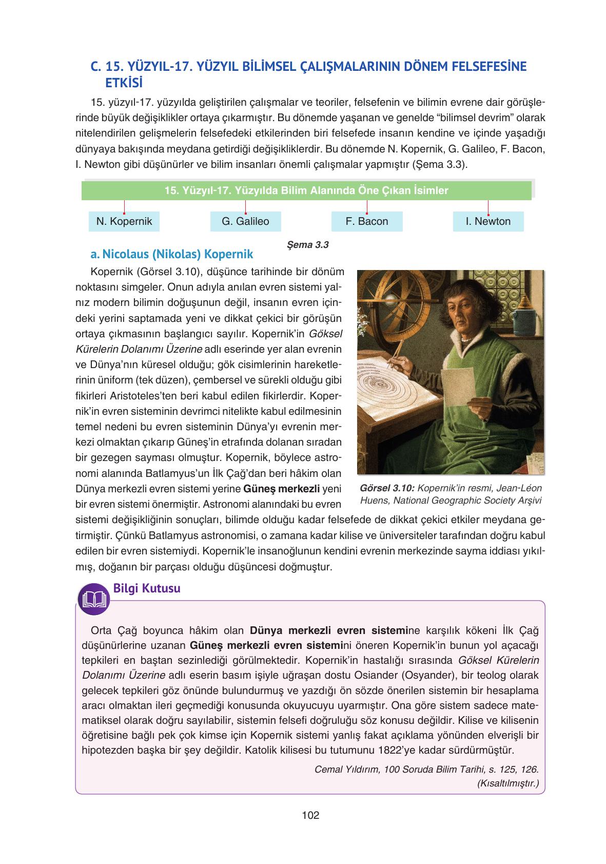 11. Sınıf Hisar Yayıncılık Felsefe Ders Kitabı Sayfa 103 Cevapları