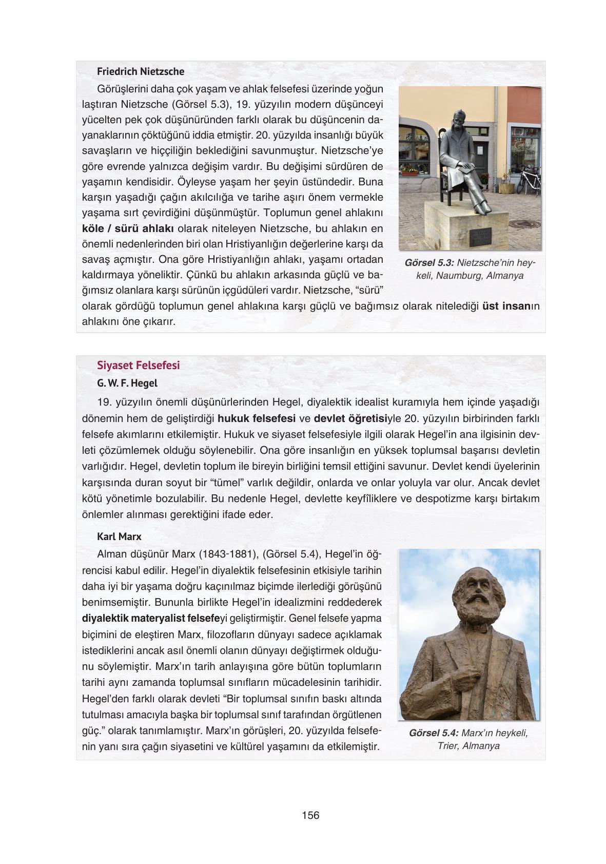 11. Sınıf Hisar Yayıncılık Felsefe Ders Kitabı Sayfa 157 Cevapları