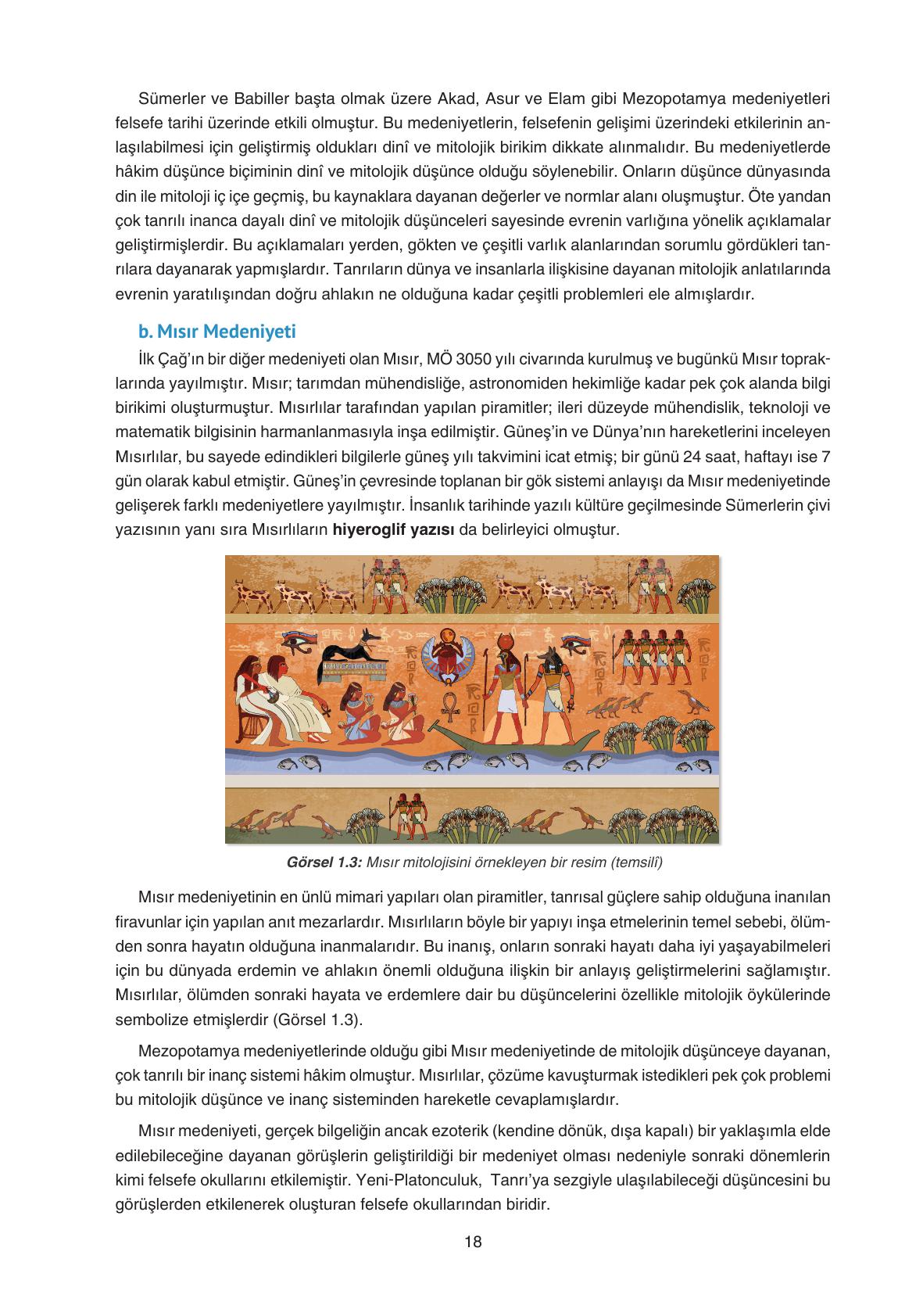 11. Sınıf Hisar Yayıncılık Felsefe Ders Kitabı Sayfa 19 Cevapları