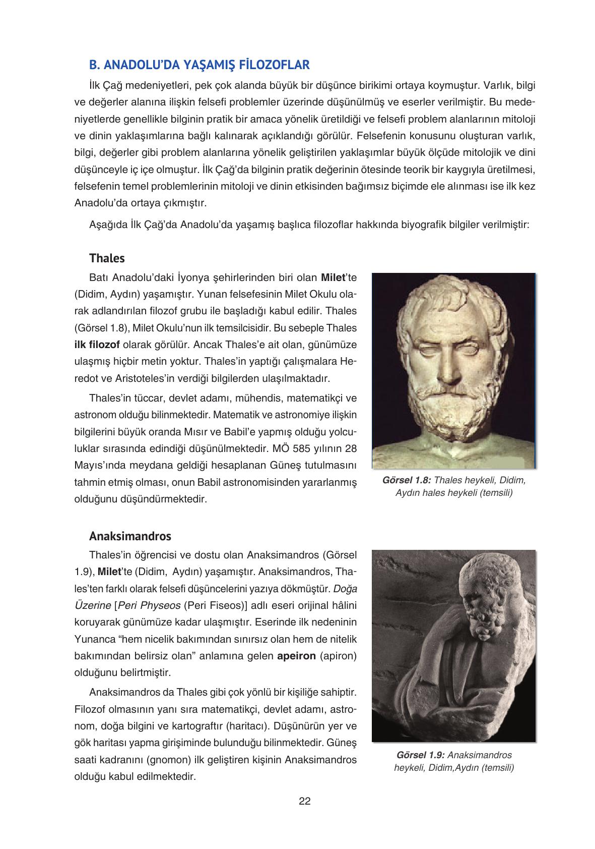 11. Sınıf Hisar Yayıncılık Felsefe Ders Kitabı Sayfa 23 Cevapları