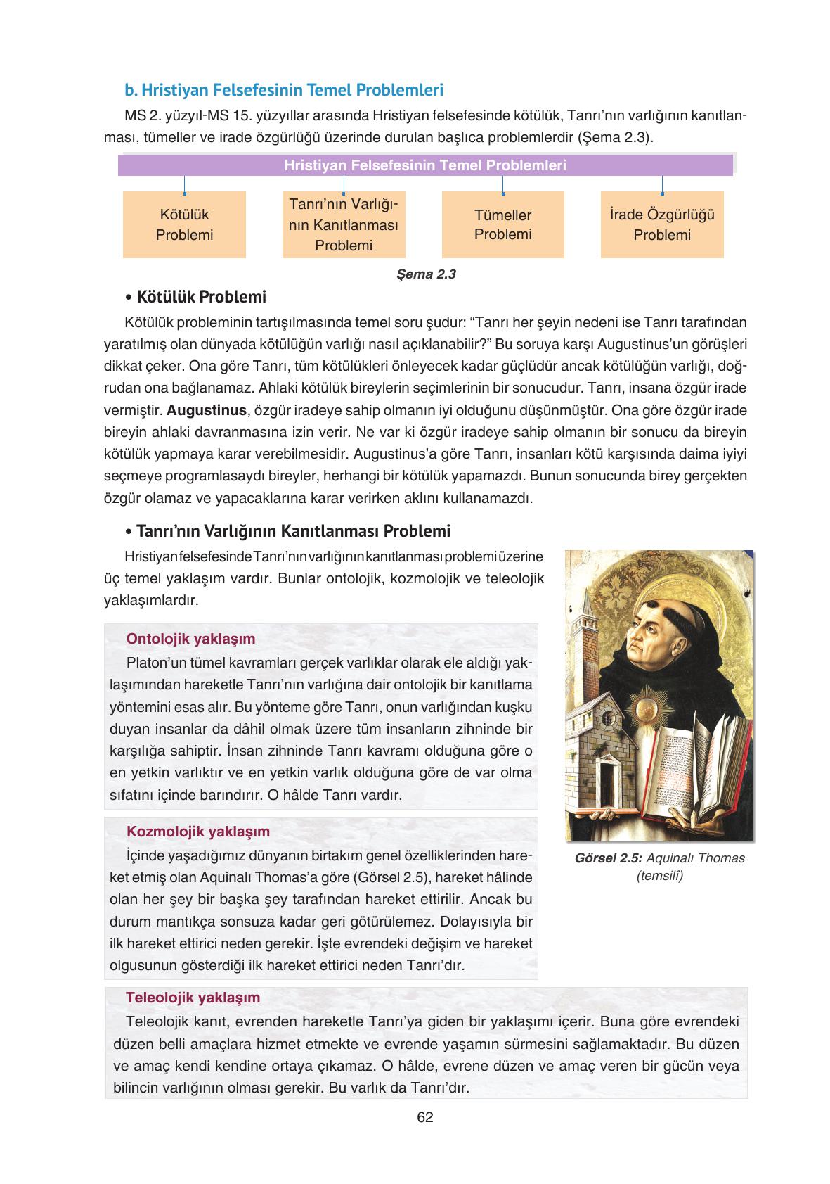 11. Sınıf Hisar Yayıncılık Felsefe Ders Kitabı Sayfa 63 Cevapları 11. Sınıf Hisar Yayıncılık Felsefe Ders Kitabı Sayfa 63 Cevapları