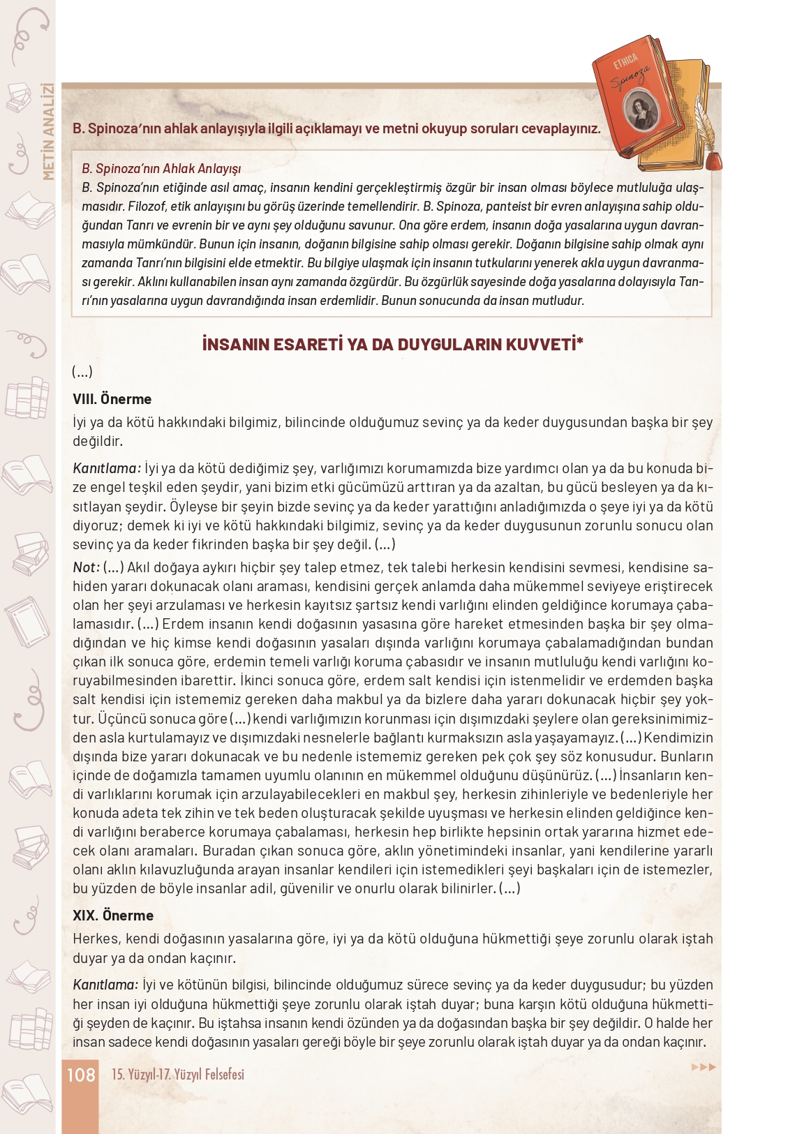 11. Sınıf Meb Yayınları Felsefe Ders Kitabı Sayfa 108 Cevapları