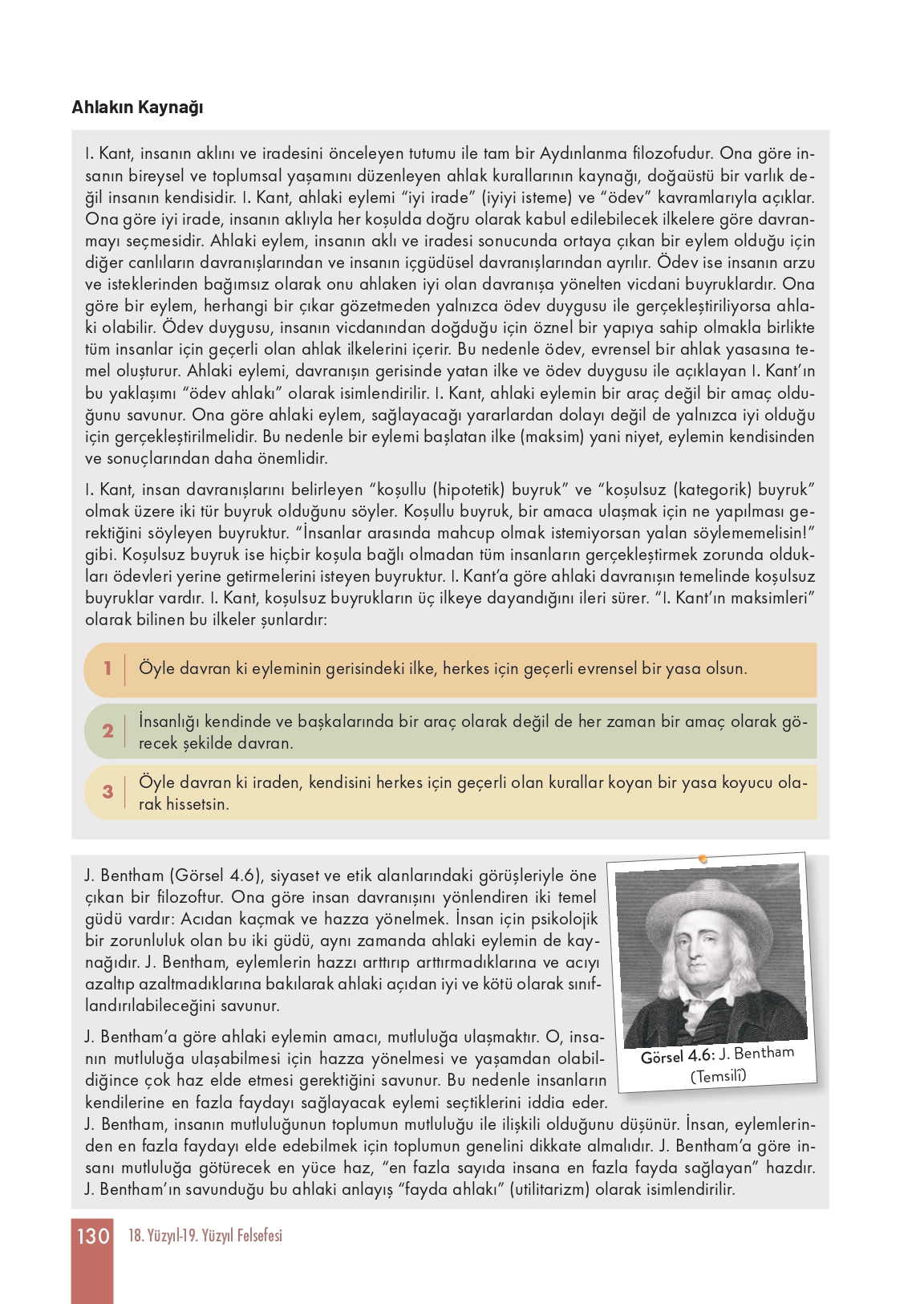 11. Sınıf Meb Yayınları Felsefe Ders Kitabı Sayfa 130 Cevapları