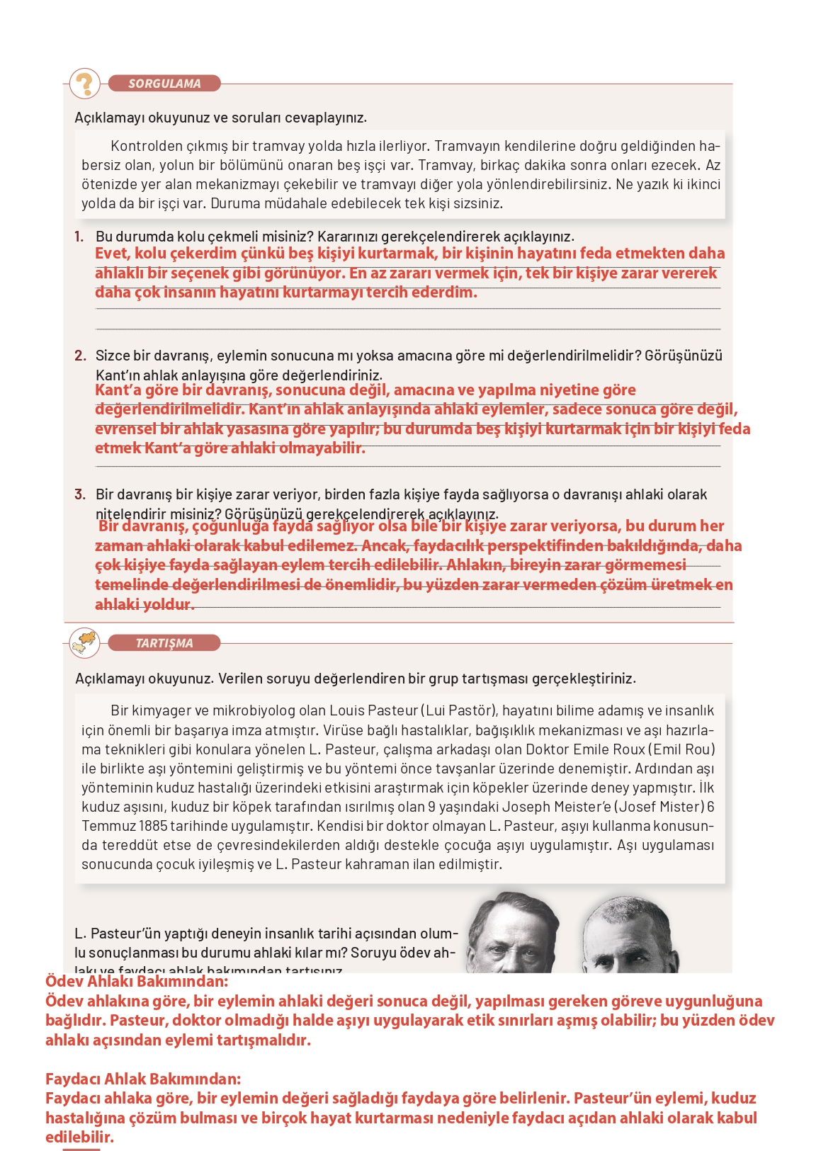 11. Sınıf Meb Yayınları Felsefe Ders Kitabı Sayfa 132 Cevapları