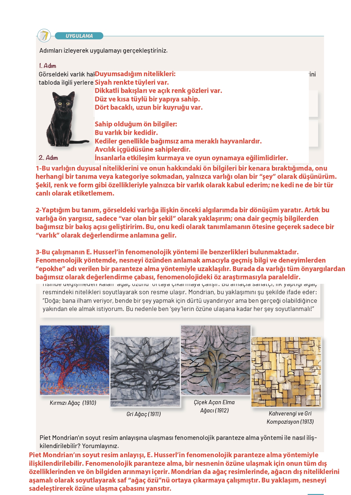 11. Sınıf Meb Yayınları Felsefe Ders Kitabı Sayfa 159 Cevapları