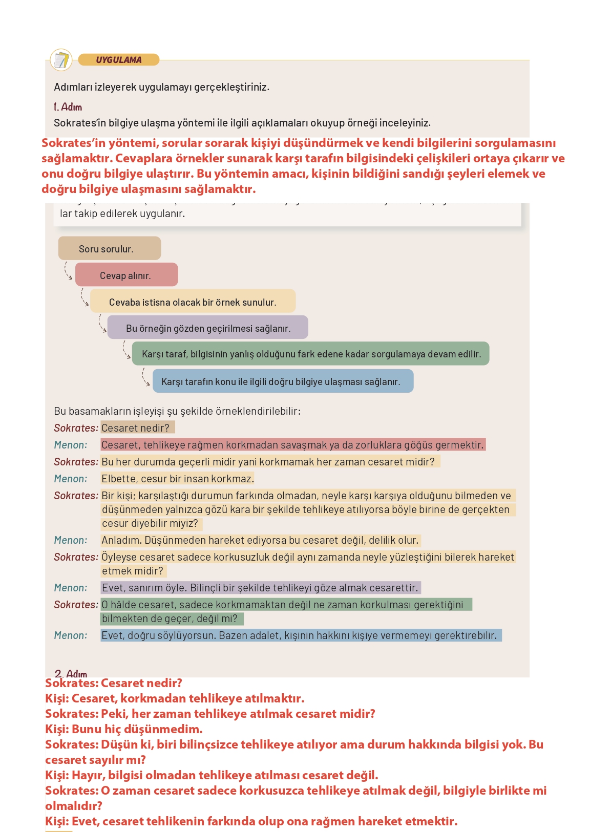 11. Sınıf Meb Yayınları Felsefe Ders Kitabı Sayfa 22 Cevapları