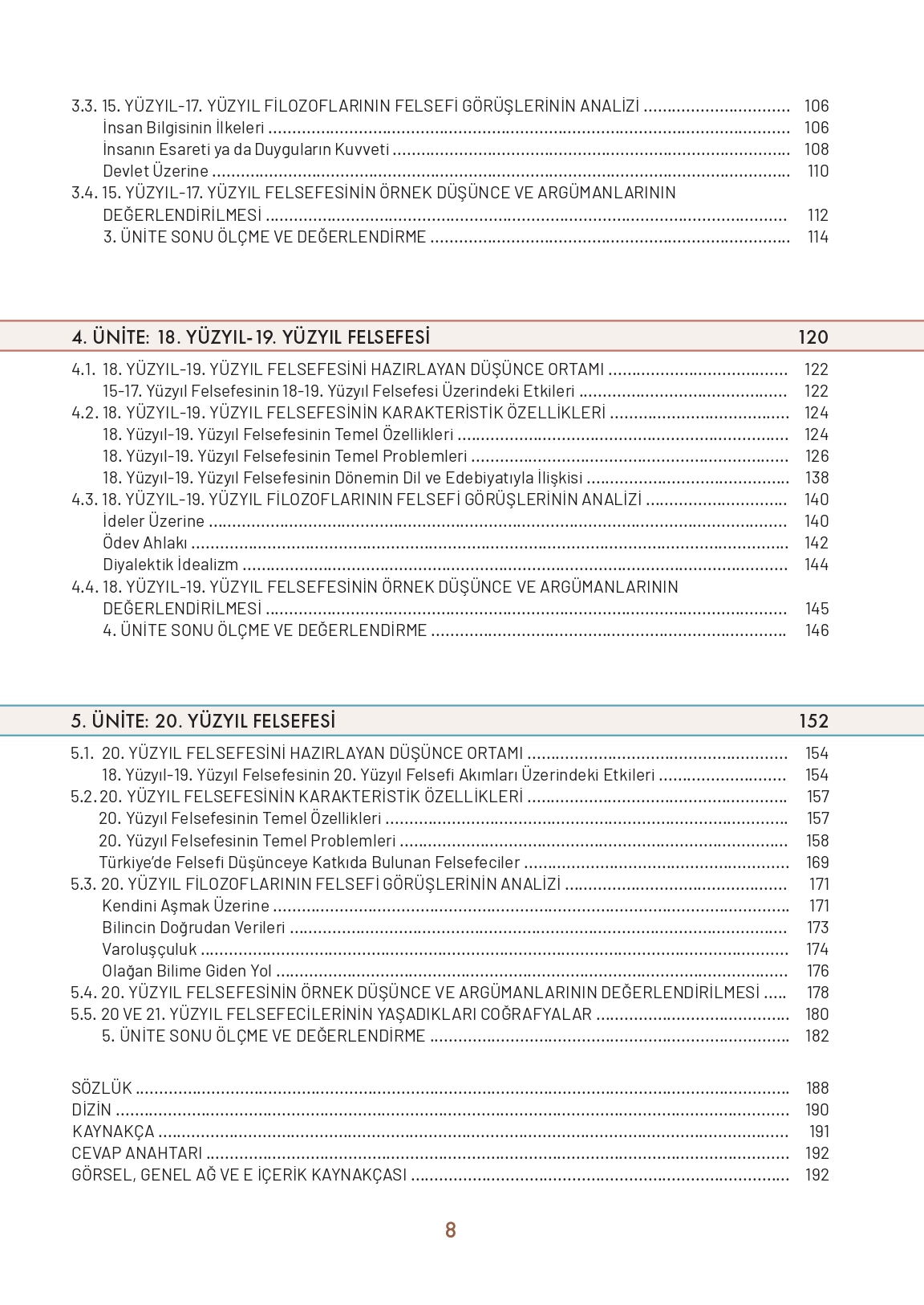 11. Sınıf Meb Yayınları Felsefe Ders Kitabı Sayfa 8 Cevapları