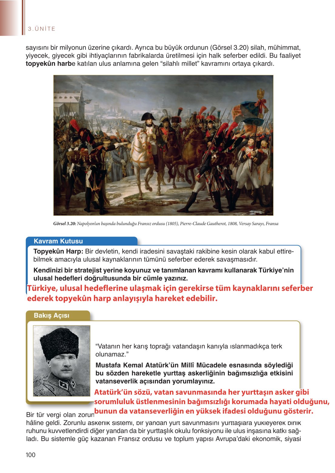 11. Sınıf Meb Yayınları Tarih Ders Kitabı Sayfa 100 Cevapları 11. Sınıf Meb Yayınları Tarih Ders Kitabı Sayfa 100 Cevapları