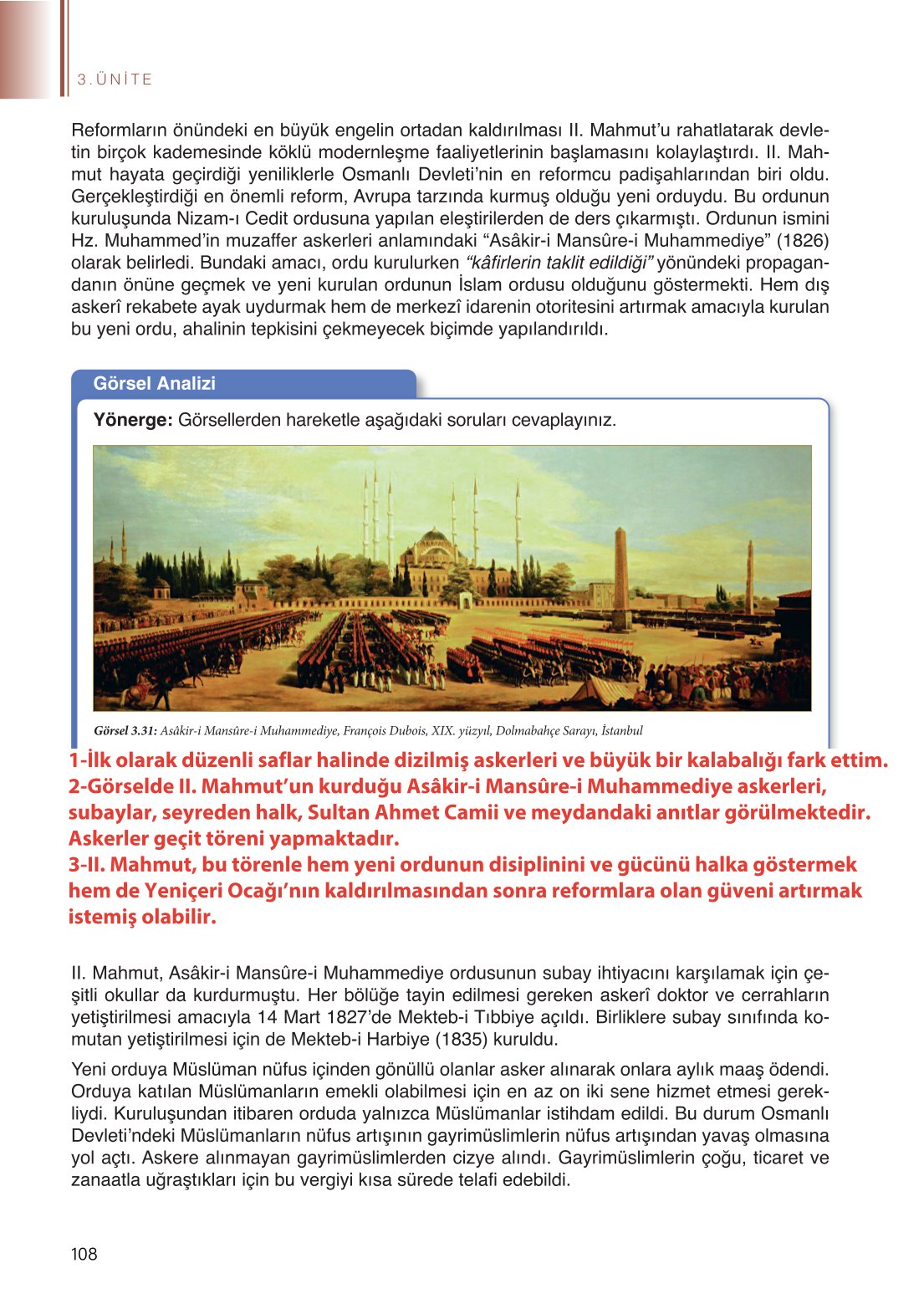 11. Sınıf Meb Yayınları Tarih Ders Kitabı Sayfa 108 Cevapları 11. Sınıf Meb Yayınları Tarih Ders Kitabı Sayfa 108 Cevapları
