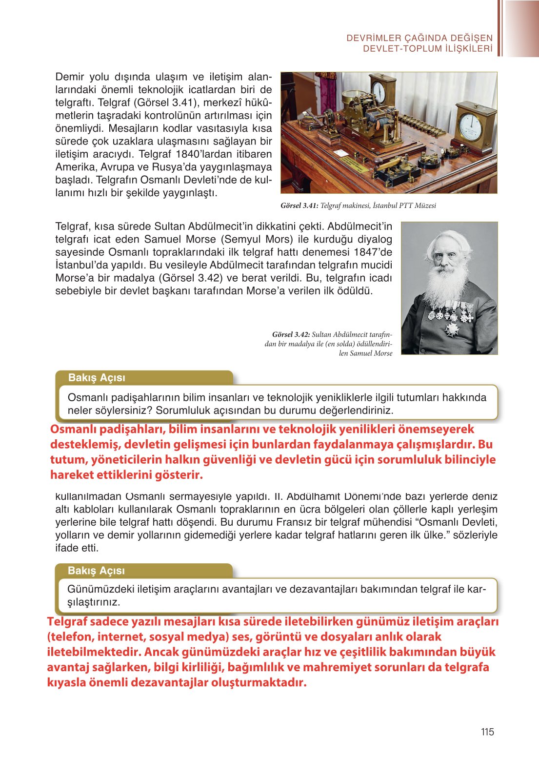 11. Sınıf Meb Yayınları Tarih Ders Kitabı Sayfa 115 Cevapları 11. Sınıf Meb Yayınları Tarih Ders Kitabı Sayfa 115 Cevapları