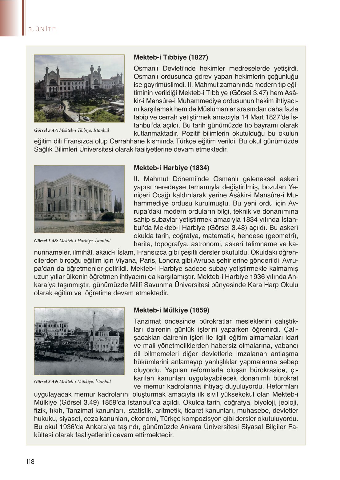 11. Sınıf Meb Yayınları Tarih Ders Kitabı Sayfa 118 Cevapları