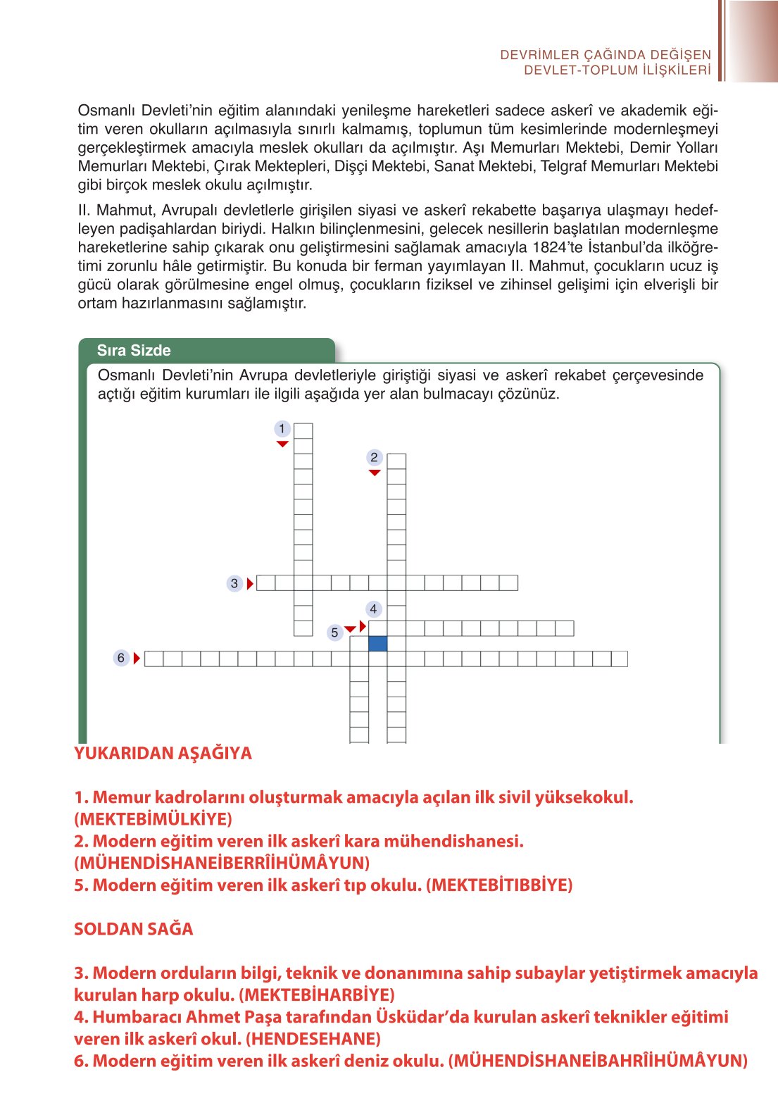 11. Sınıf Meb Yayınları Tarih Ders Kitabı Sayfa 119 Cevapları 11. Sınıf Meb Yayınları Tarih Ders Kitabı Sayfa 119 Cevapları