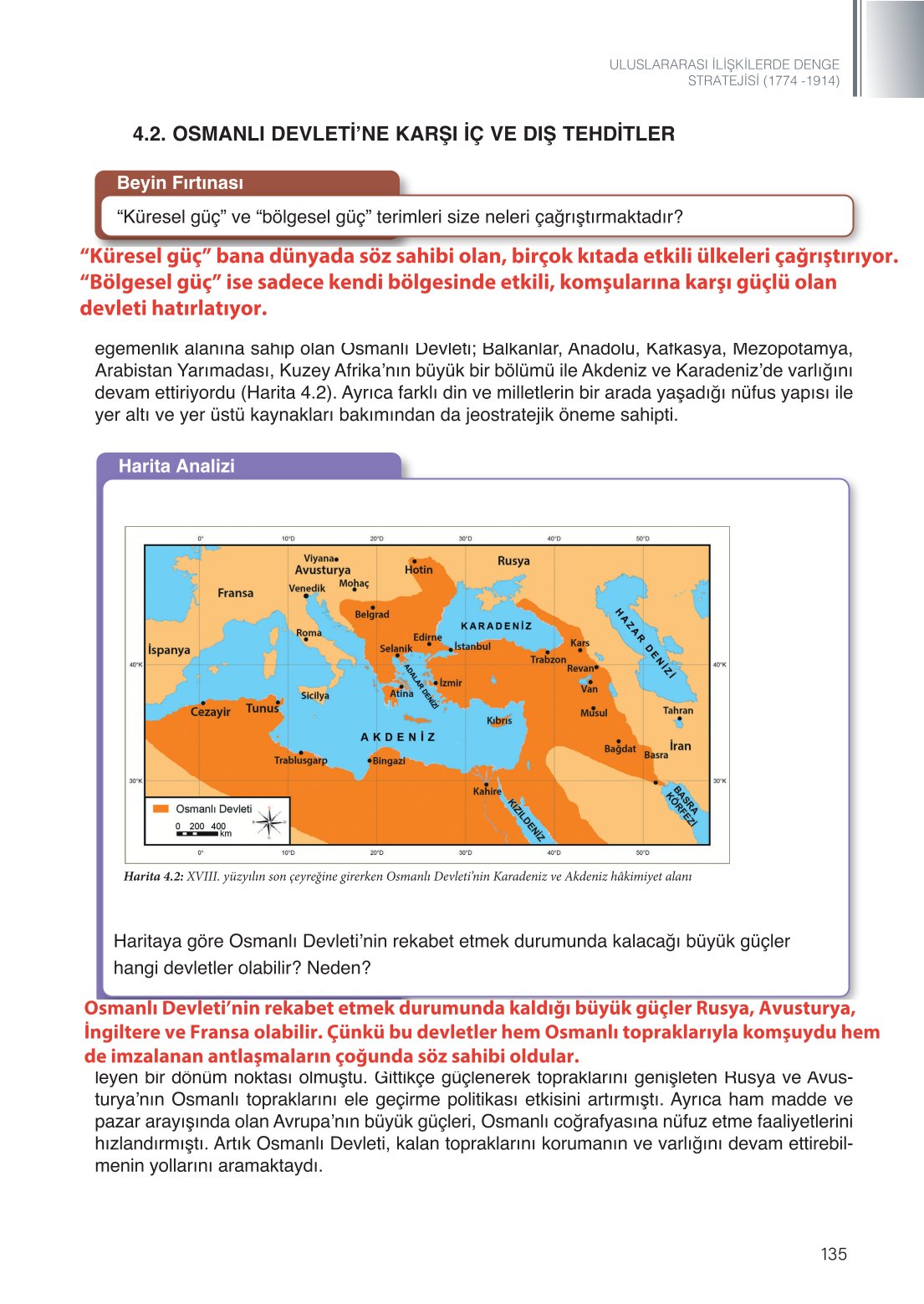 11. Sınıf Meb Yayınları Tarih Ders Kitabı Sayfa 135 Cevapları 11. Sınıf Meb Yayınları Tarih Ders Kitabı Sayfa 135 Cevapları