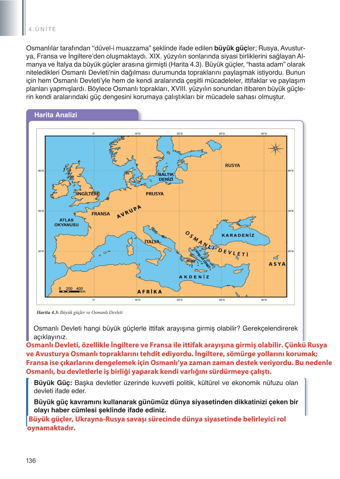 11. Sınıf Meb Yayınları Tarih Ders Kitabı Sayfa 136 Cevapları 11. Sınıf Meb Yayınları Tarih Ders Kitabı Sayfa 136 Cevapları