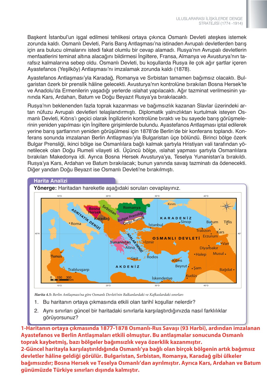 11. Sınıf Meb Yayınları Tarih Ders Kitabı Sayfa 149 Cevapları 11. Sınıf Meb Yayınları Tarih Ders Kitabı Sayfa 149 Cevapları