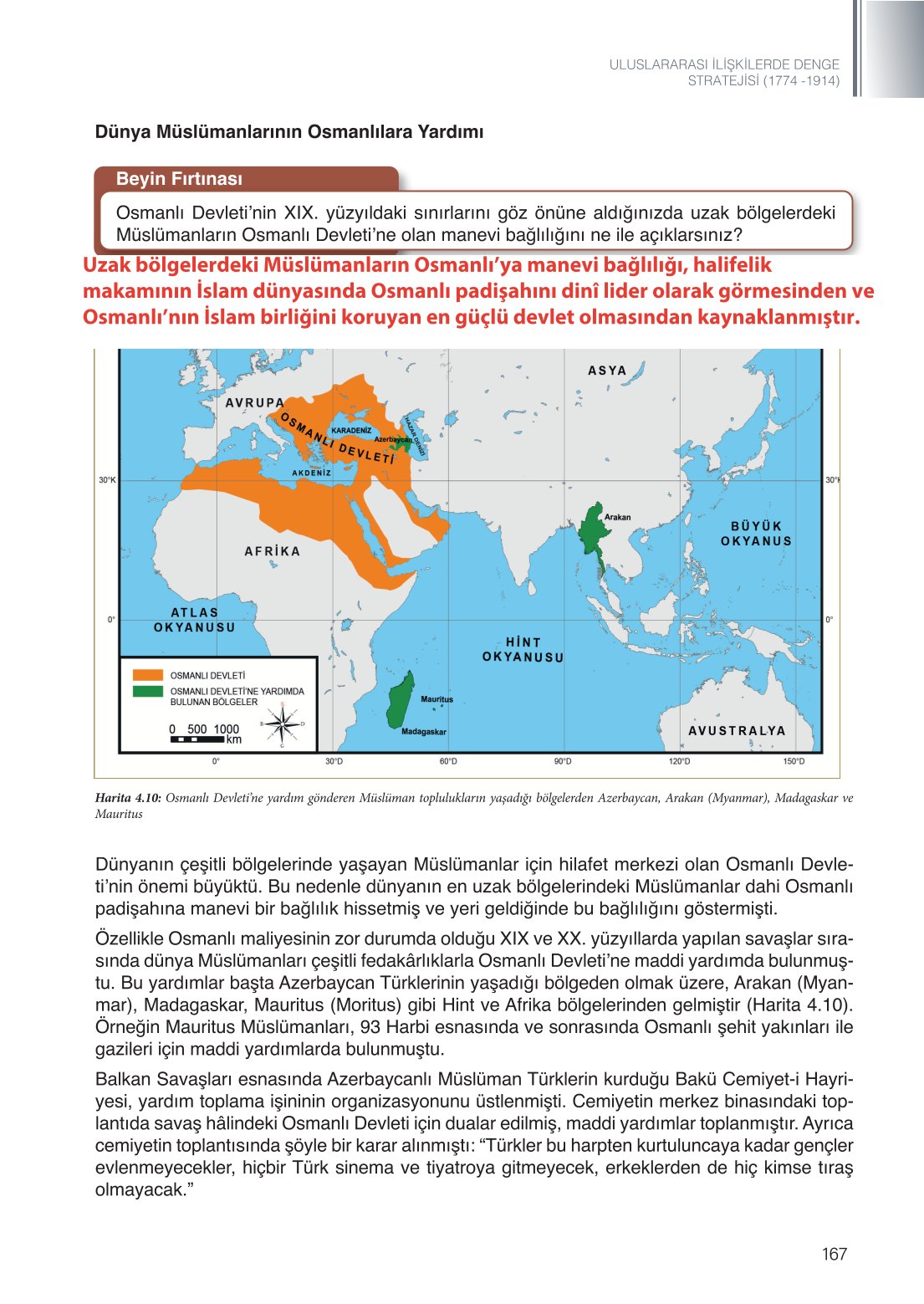 11. Sınıf Meb Yayınları Tarih Ders Kitabı Sayfa 167 Cevapları 11. Sınıf Meb Yayınları Tarih Ders Kitabı Sayfa 167 Cevapları