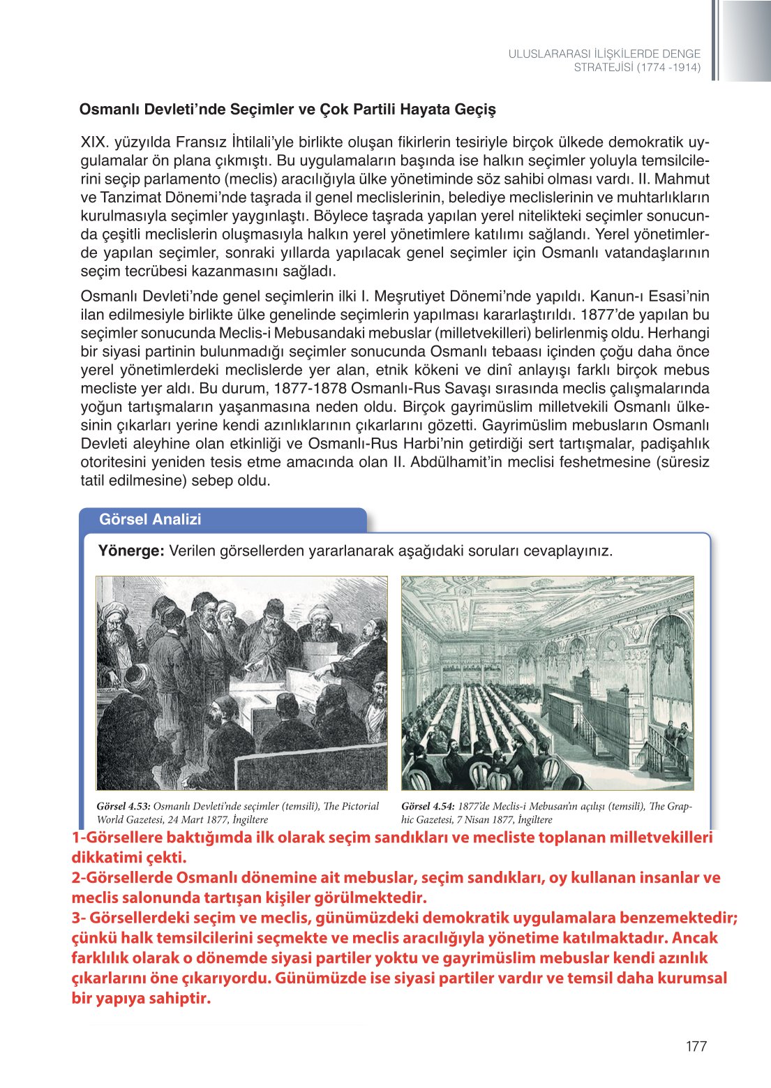 11. Sınıf Meb Yayınları Tarih Ders Kitabı Sayfa 177 Cevapları 11. Sınıf Meb Yayınları Tarih Ders Kitabı Sayfa 177 Cevapları