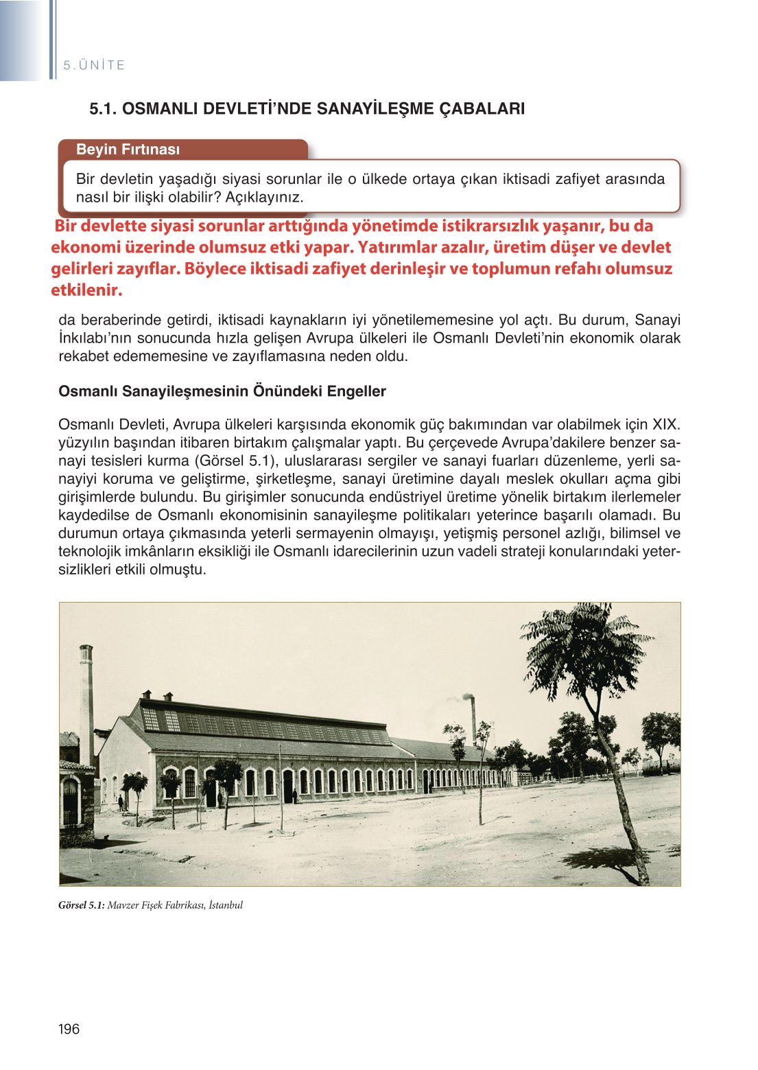 11. Sınıf Meb Yayınları Tarih Ders Kitabı Sayfa 196 Cevapları 11. Sınıf Meb Yayınları Tarih Ders Kitabı Sayfa 196 Cevapları