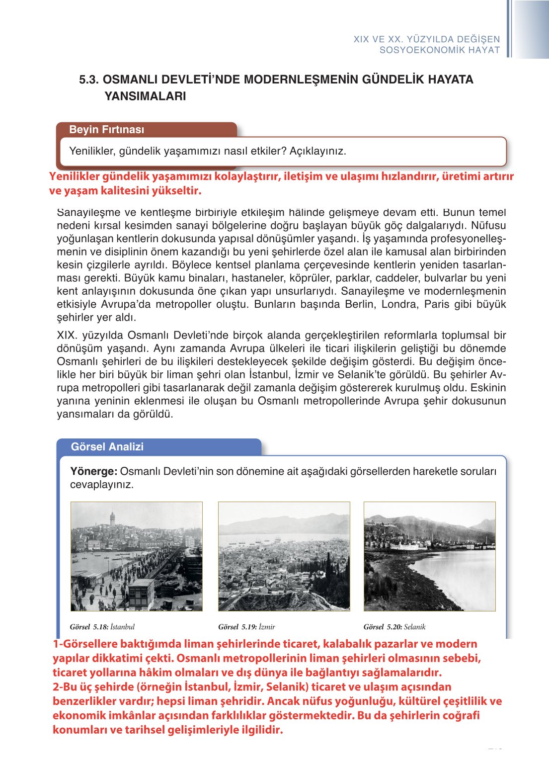 11. Sınıf Meb Yayınları Tarih Ders Kitabı Sayfa 213 Cevapları