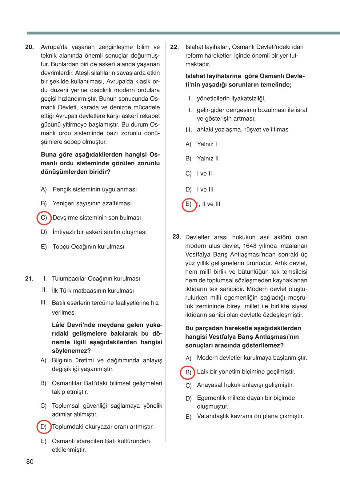 11. Sınıf Meb Yayınları Tarih Ders Kitabı Sayfa 80 Cevapları 11. Sınıf Meb Yayınları Tarih Ders Kitabı Sayfa 80 Cevapları