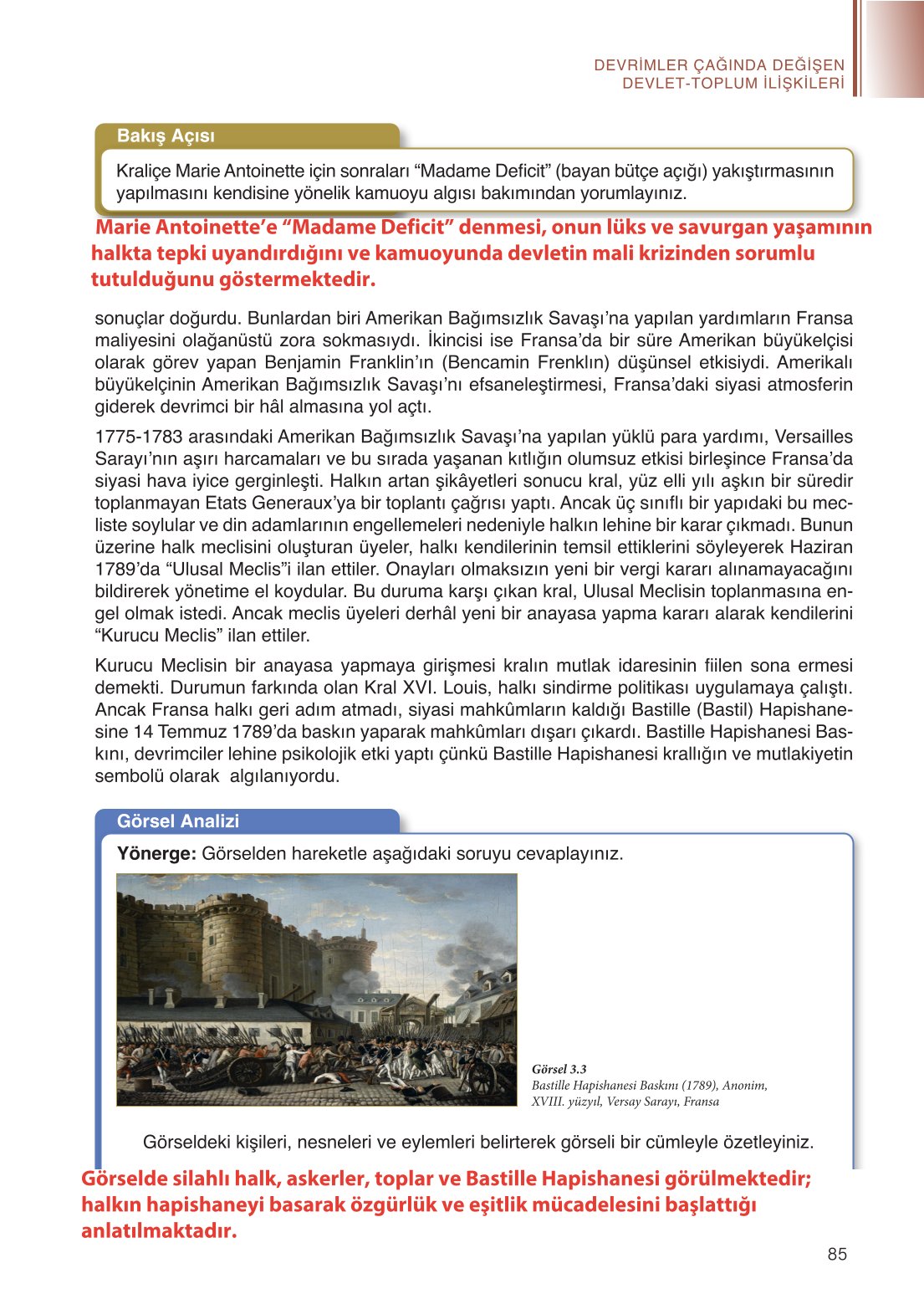 11. Sınıf Meb Yayınları Tarih Ders Kitabı Sayfa 85 Cevapları 11. Sınıf Meb Yayınları Tarih Ders Kitabı Sayfa 85 Cevapları