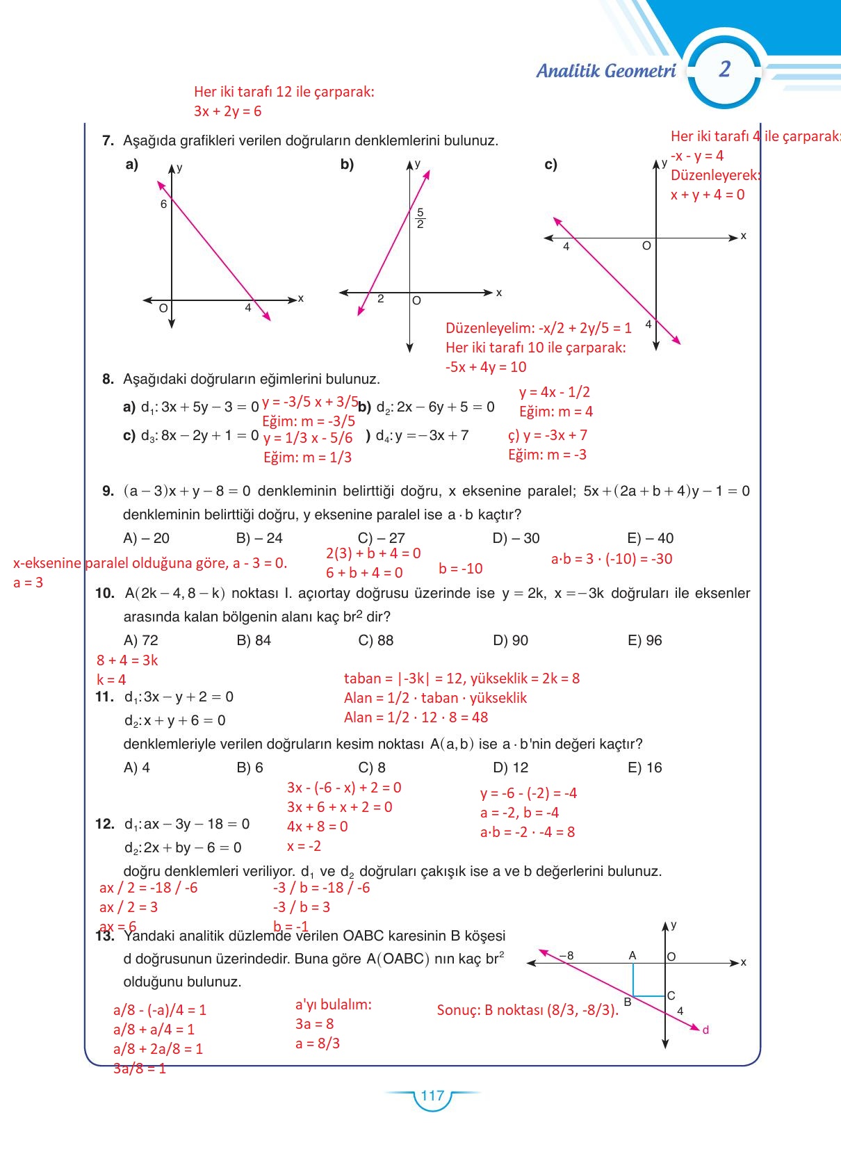 11. Sınıf Sdr Dikey Yayıncılık Matematik Ders Kitabı Sayfa 118 Cevapları