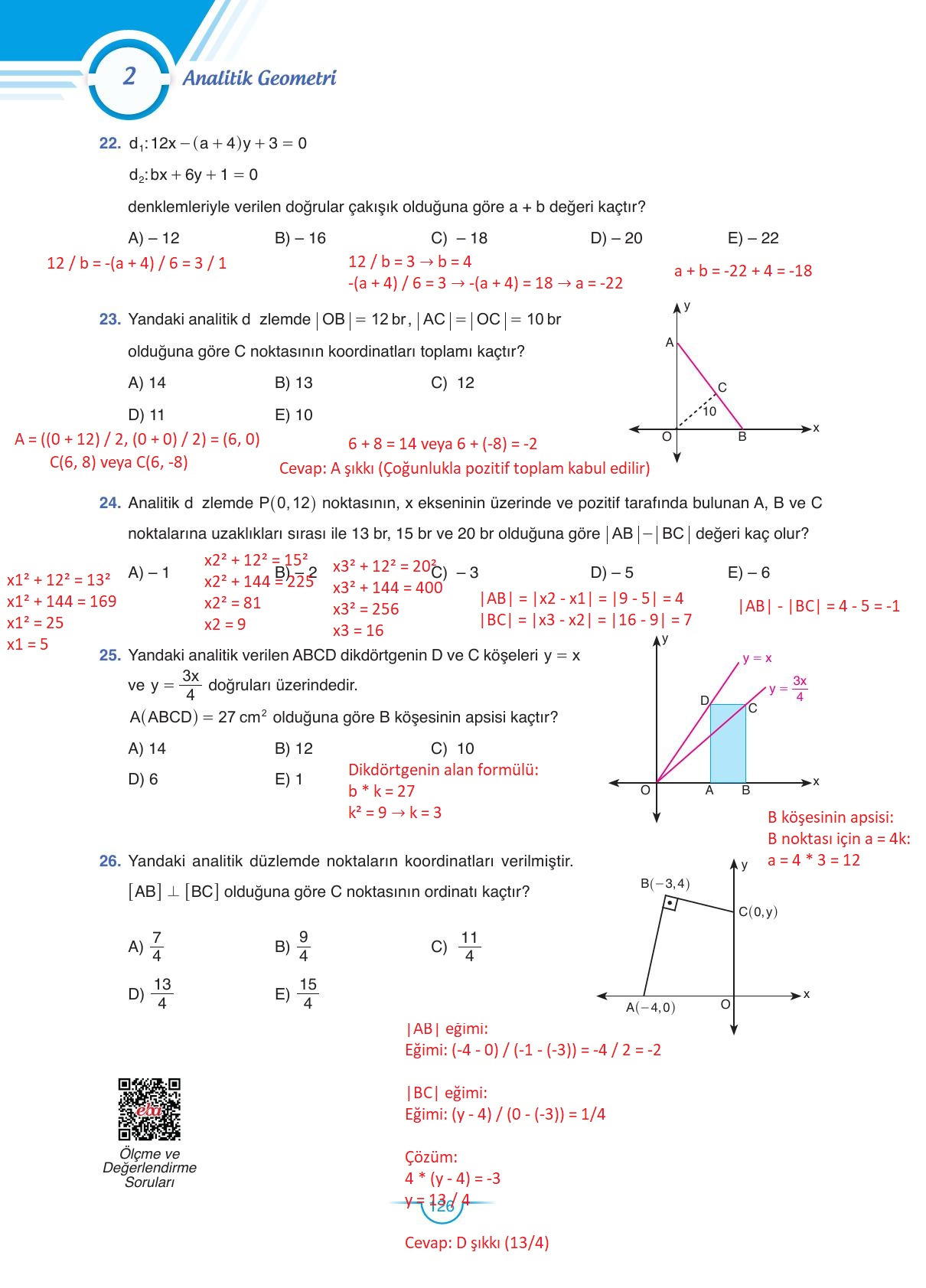 11. Sınıf Sdr Dikey Yayıncılık Matematik Ders Kitabı Sayfa 127 Cevapları